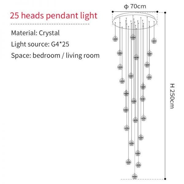 Crystal Pendant Light