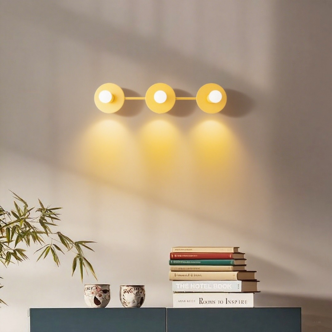 Model No. 5708 Modern Spherical Vanity Bathroom Lighting - 3 Light Vanity Light Fixture T253