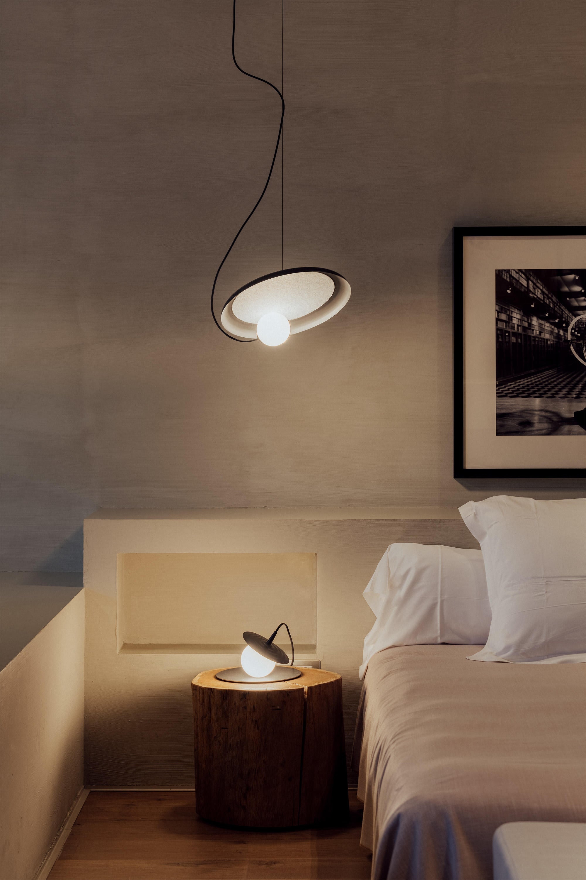 Acoustic Disc Pendant Lamp T1672
