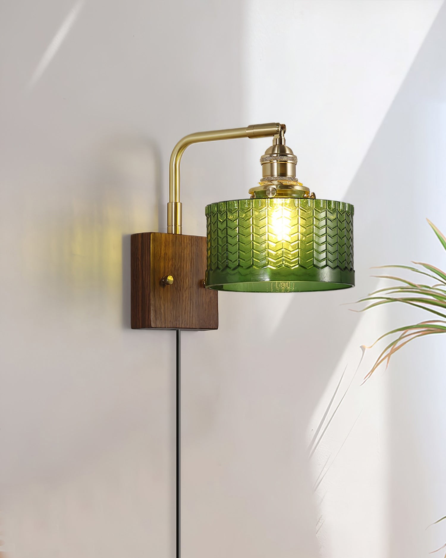 Vintage Plug In Wall Lamp for Bedroom M70