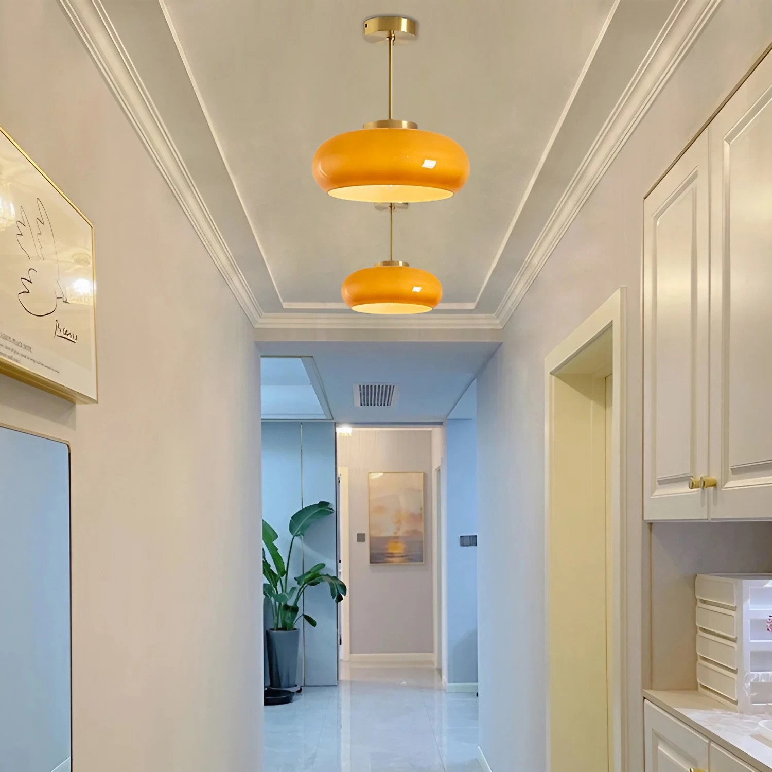 Minimalist Bauhaus Pendant/Ceiling Light S85
