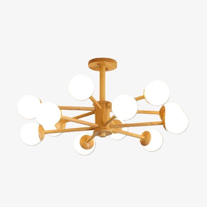 Orrise Molecular Design Ceiling Lamp - Artistic Branch Lighting Chandelier for Home Spaces T526