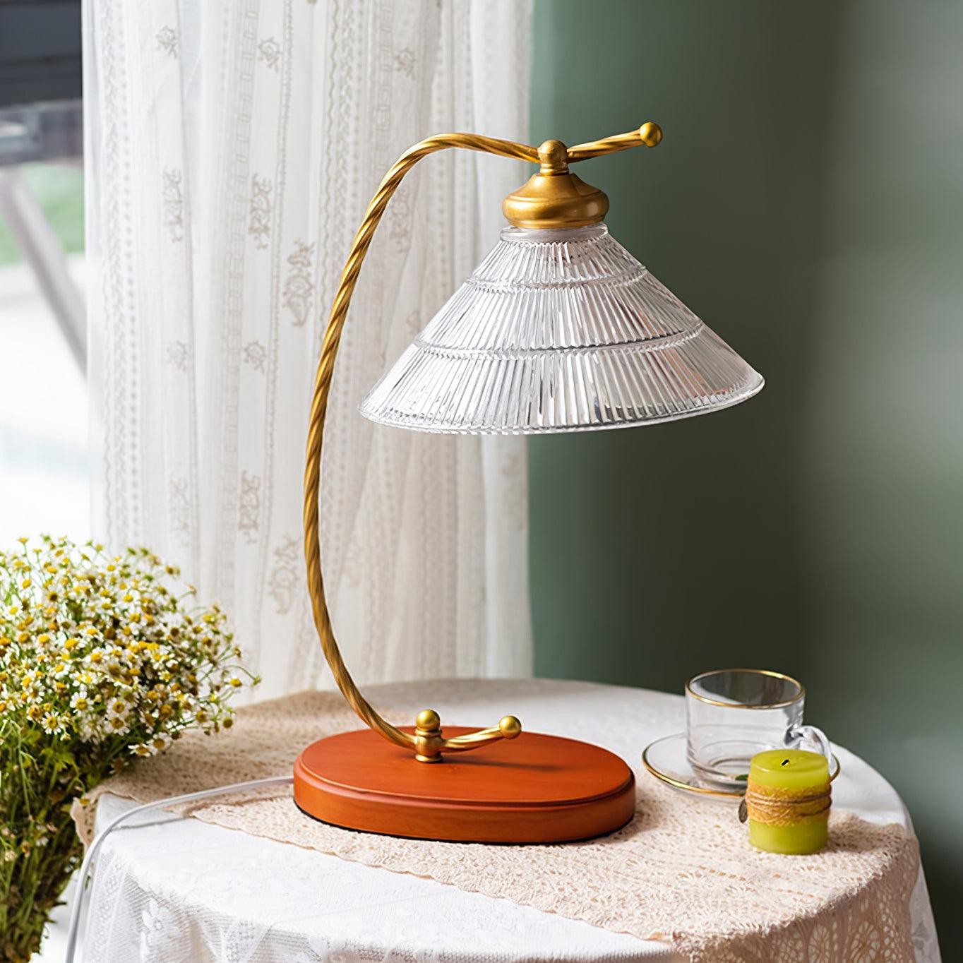 Glass Shade Vintage Reading Lamp M271