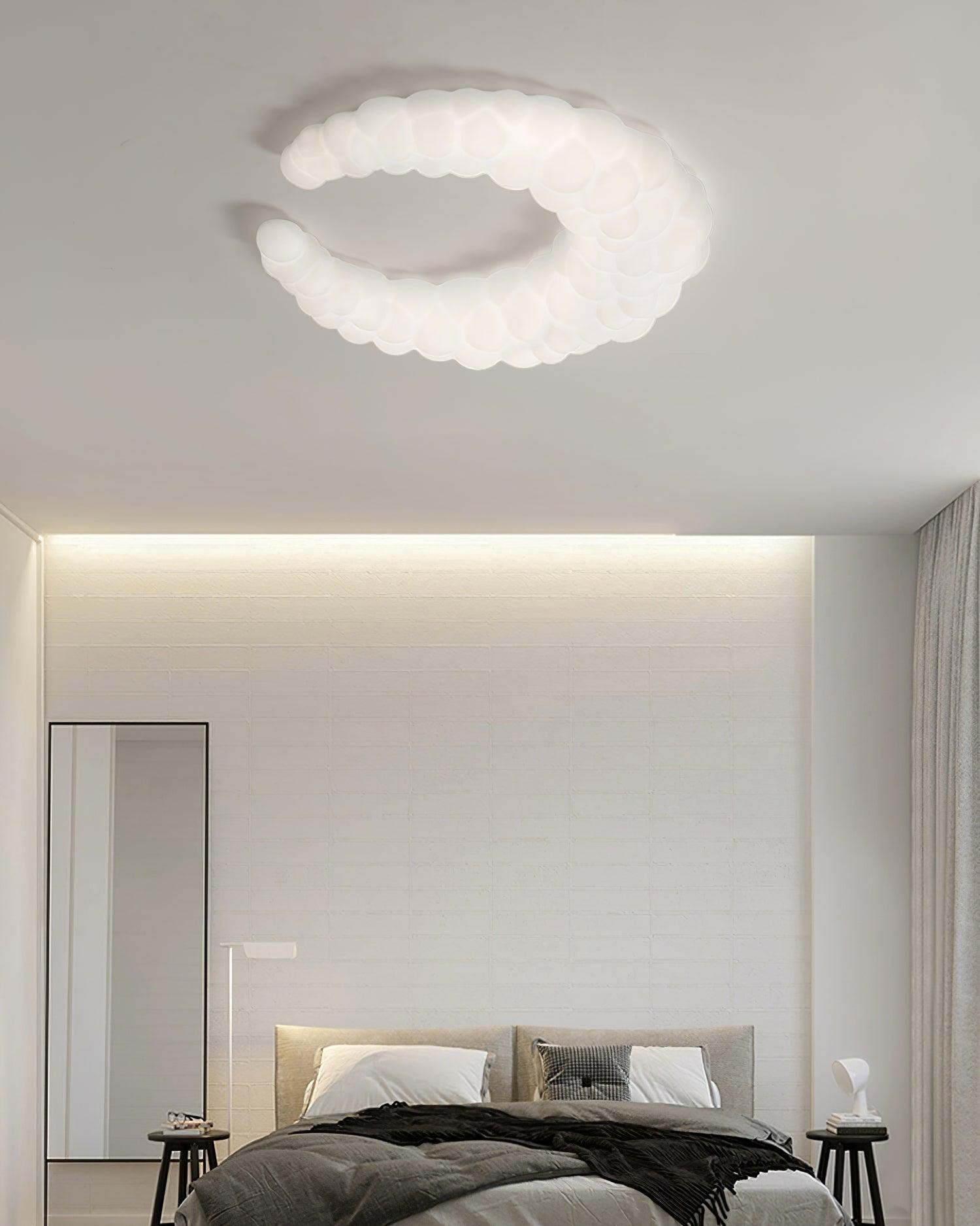 Cream Style Moon Ceiling Lamp M478