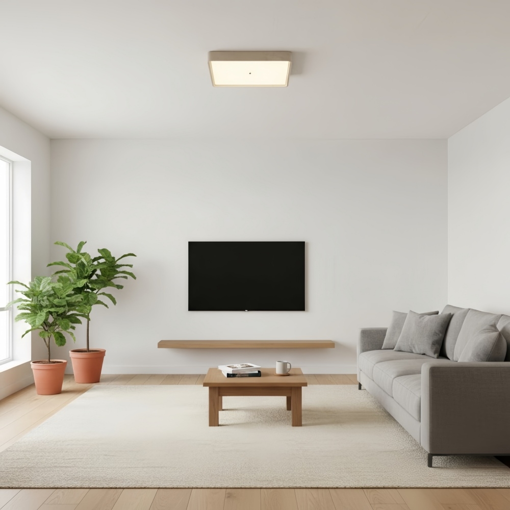 Zenthoris Travertine Ceiling Light Minimalist Flush Mount - Modern Ambient Hallway Lighting T1119