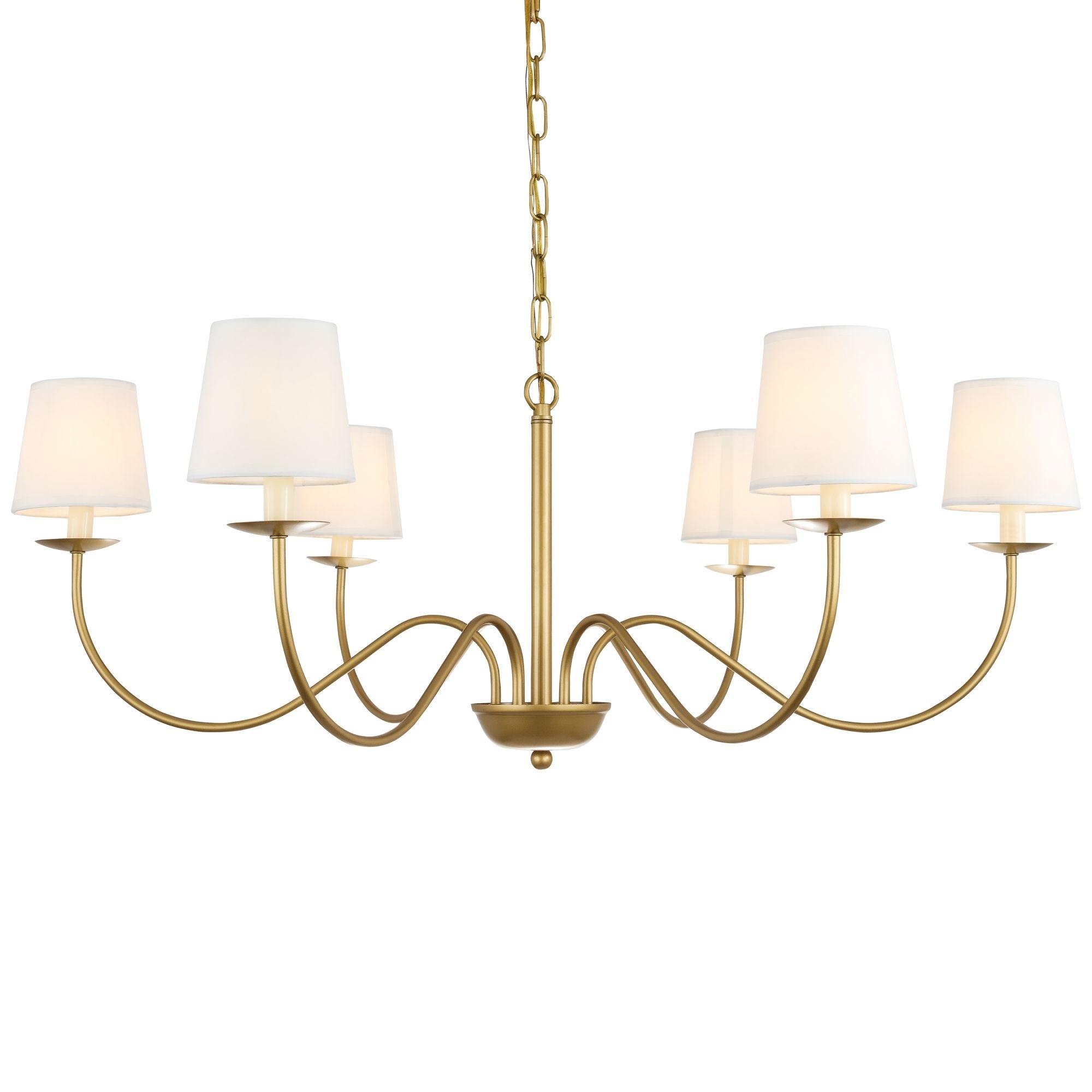 Eclipse Brass Chandelier T1736