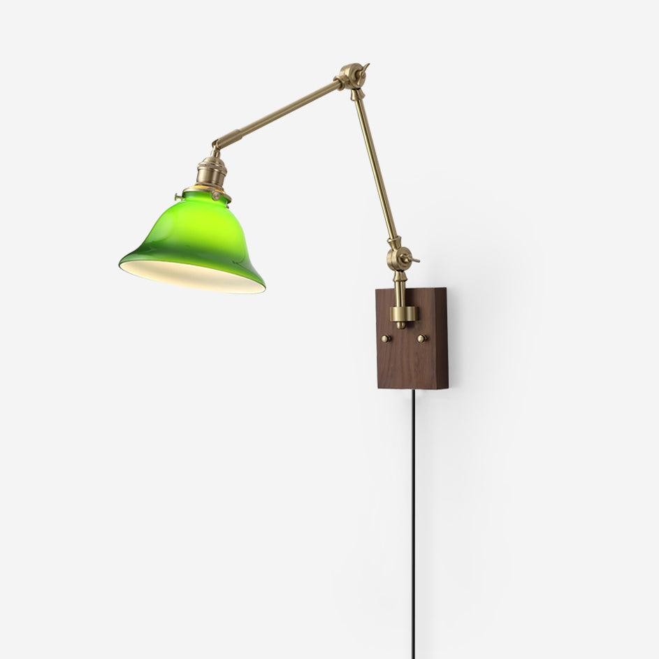 Banker Swing Arm Plug In Wall Light M188