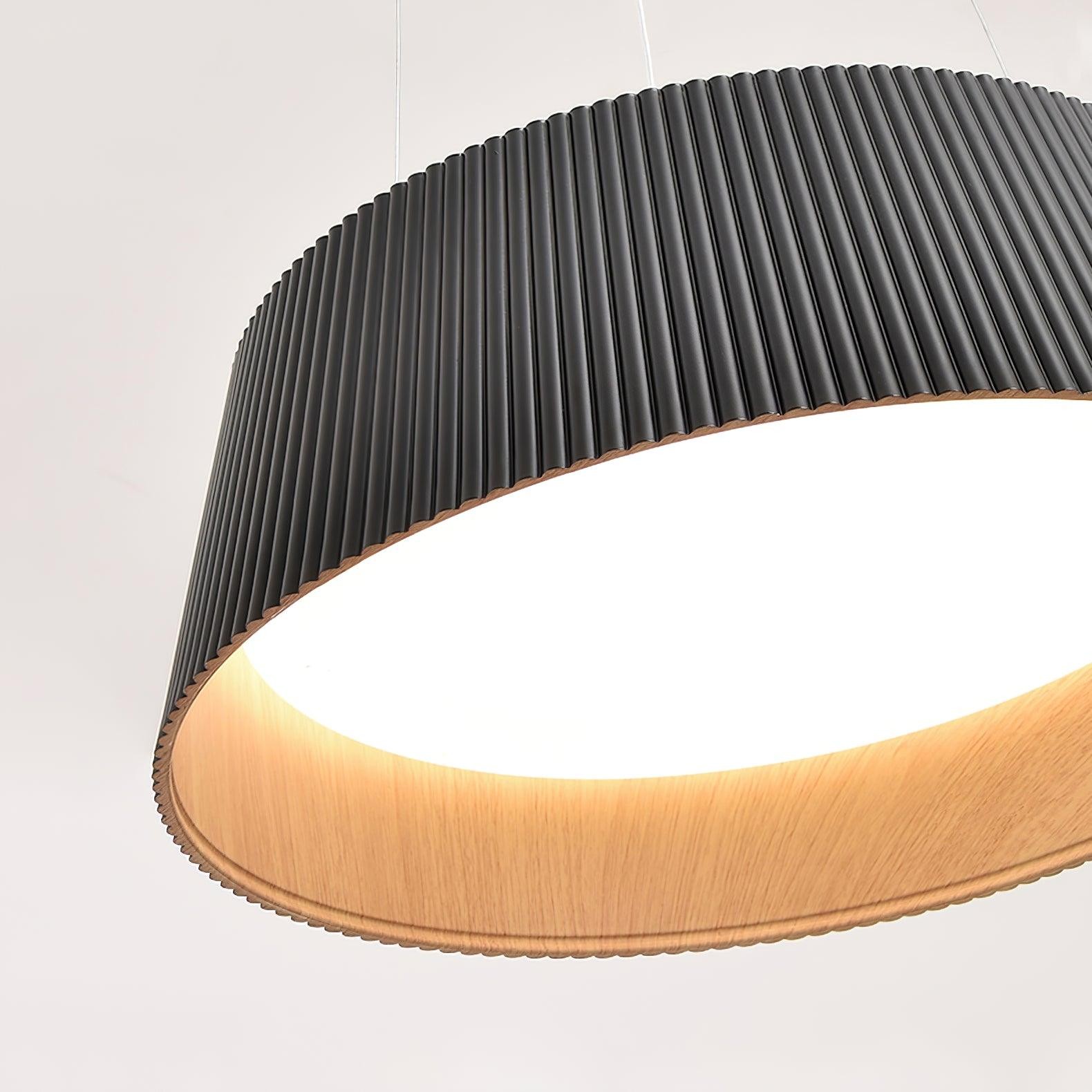 Minimalist Corrugated Lampshade Bedroom Pendant Lamp M287