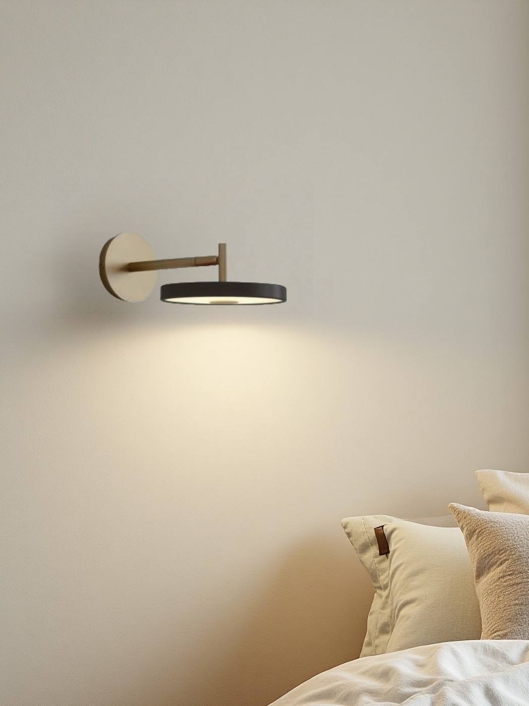 Scandinavian Monochrome Metal Wall-Lamp – Lighting for Bedroom Decor G101