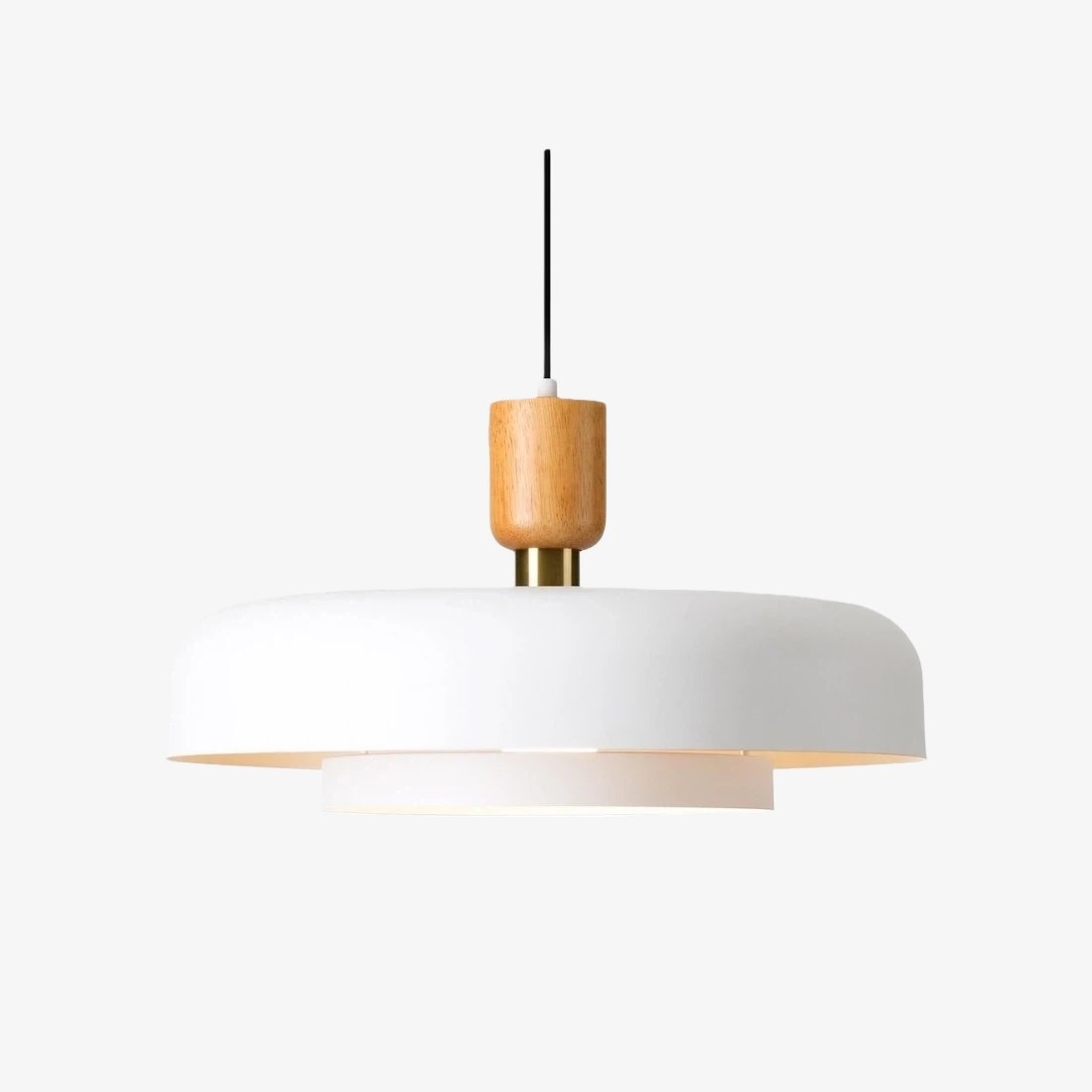Orbulis Natural Wood Grain Pendant Light – Modern Minimalist Circular Light T594