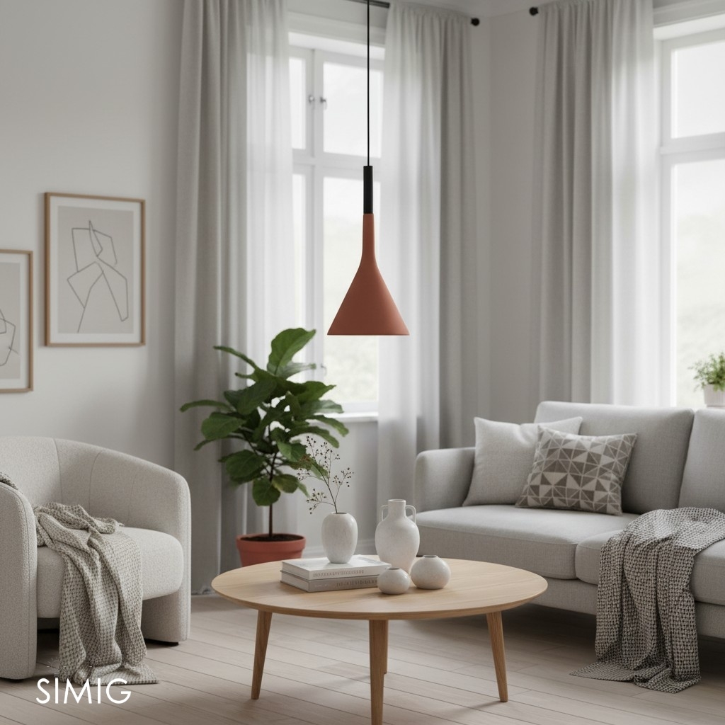 Alphomo Pendant Light - Minimal Concrete Pendant for Kitchen