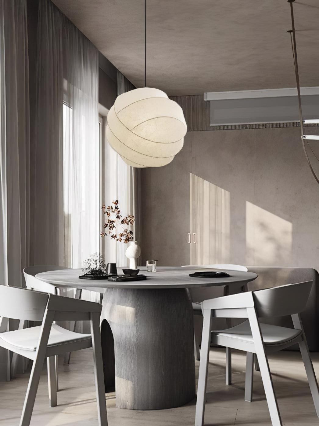 Wabi-Sabi Style Fiber Cocoon Pendant Lamp M400