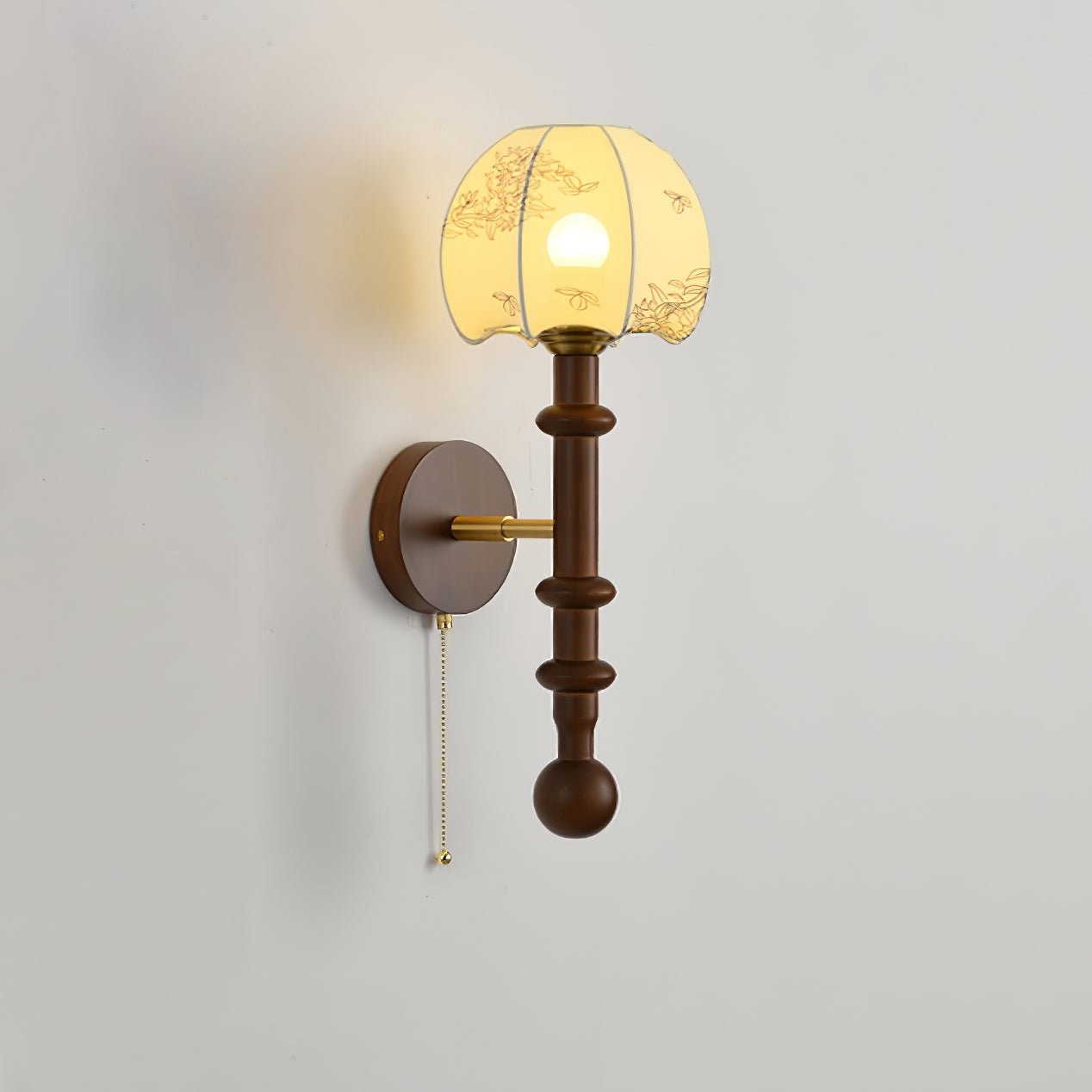 Retro Solid Wood Series Wall Lamp M419