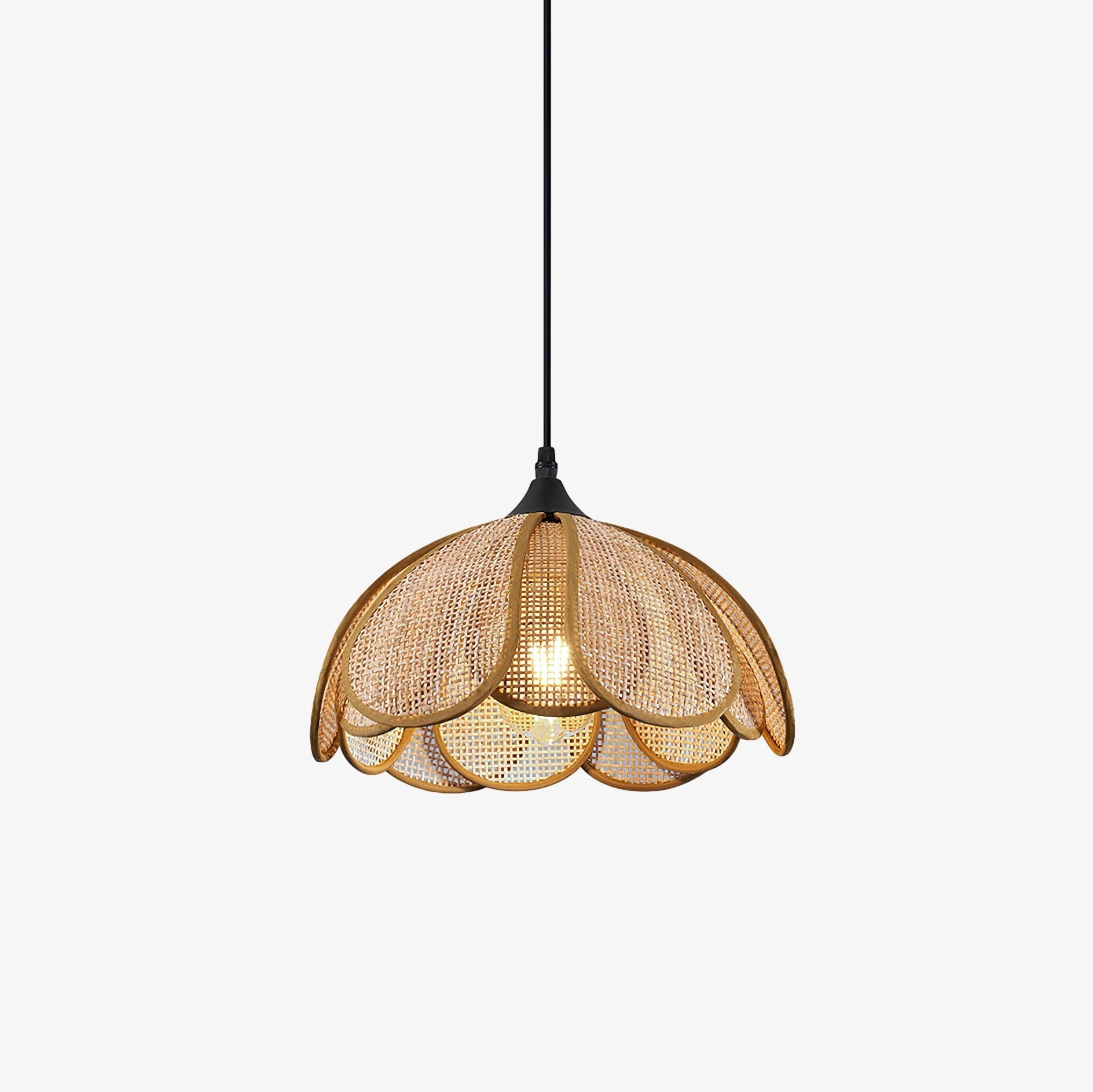 Bloom Rattan Pendant Lamp T1582