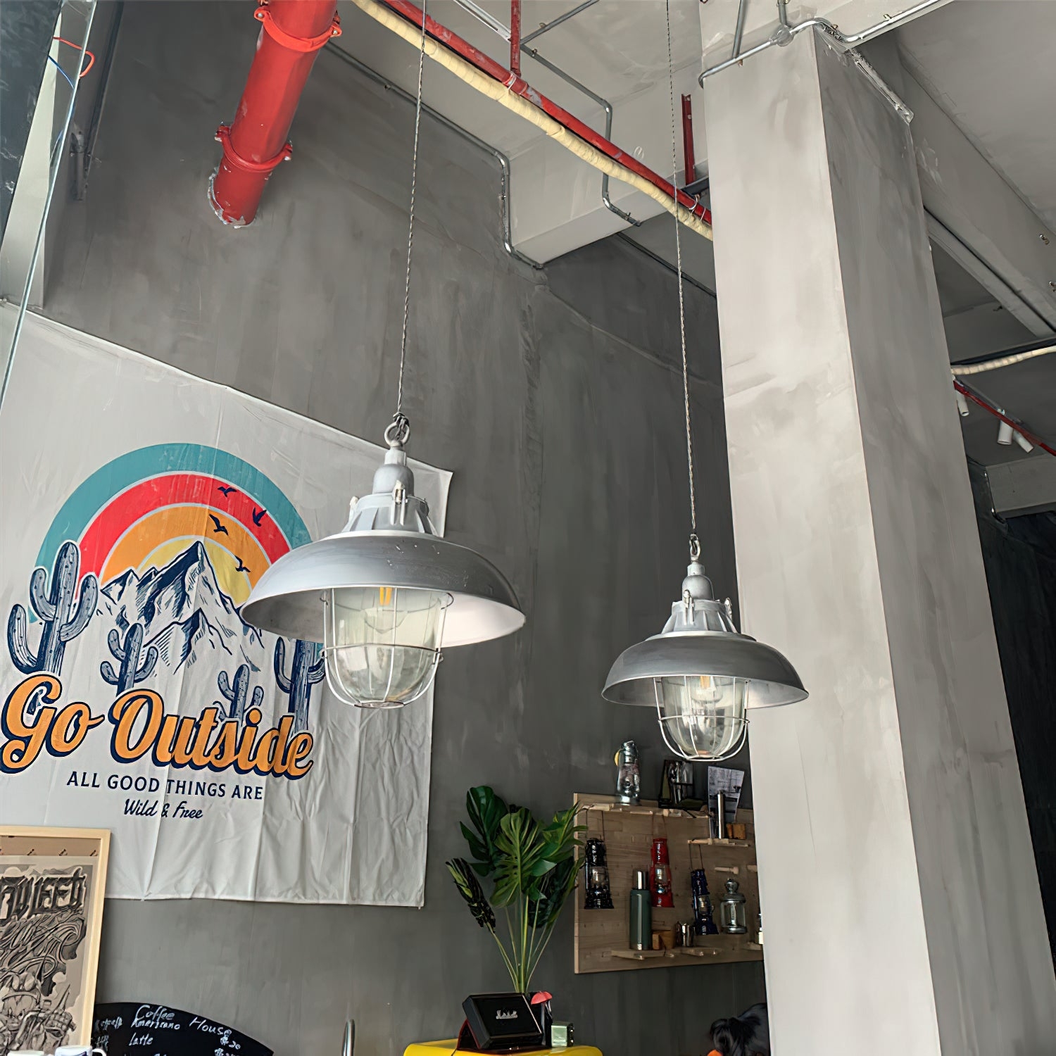 Bulkhead Cage Pendant Light T1853