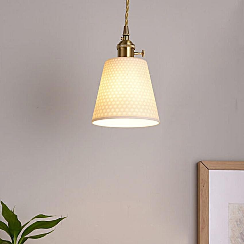 Ceramic Brass Pendant Series