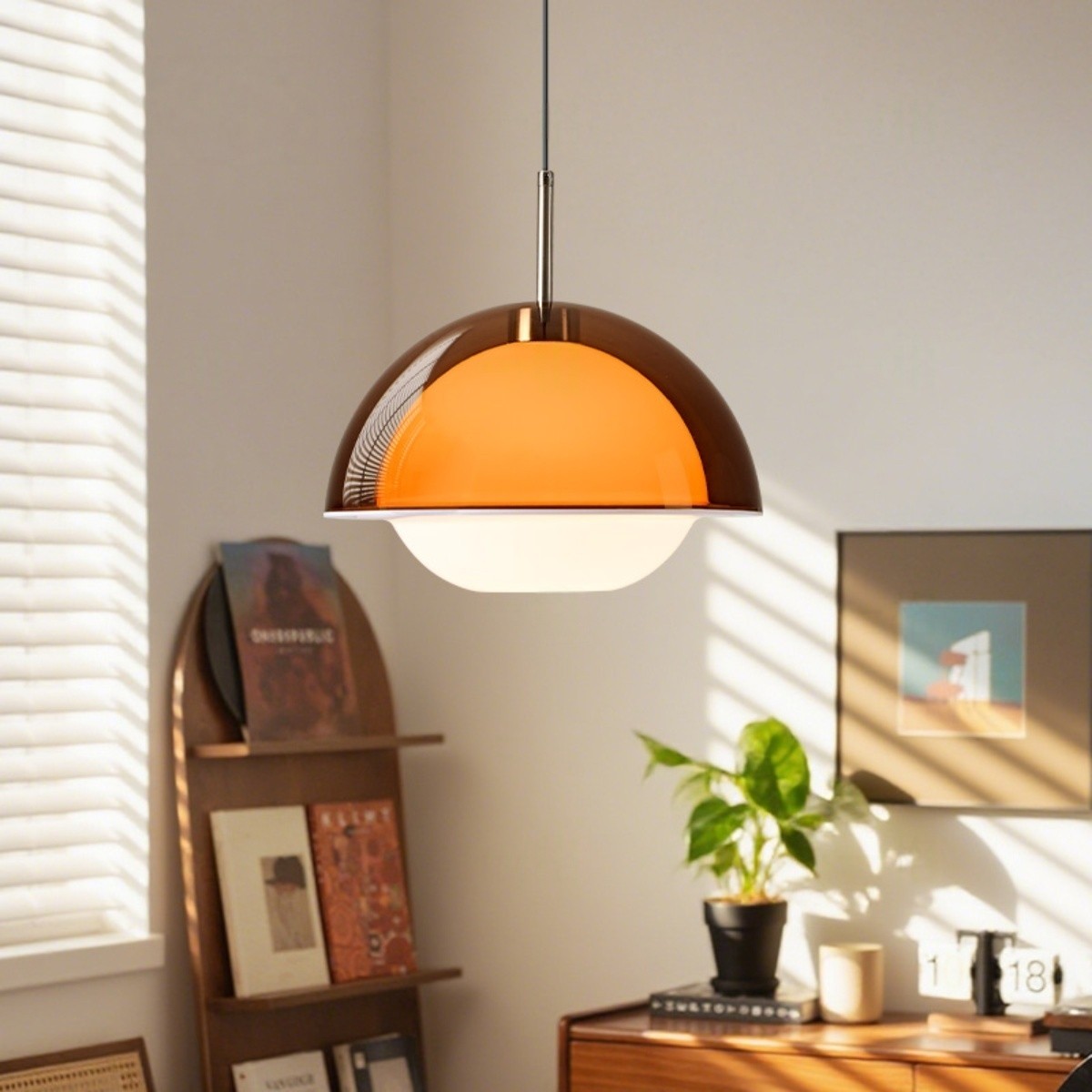 Sunset Inspired Acrylic Pendant Lamp – Warm & 3-Color Options S255