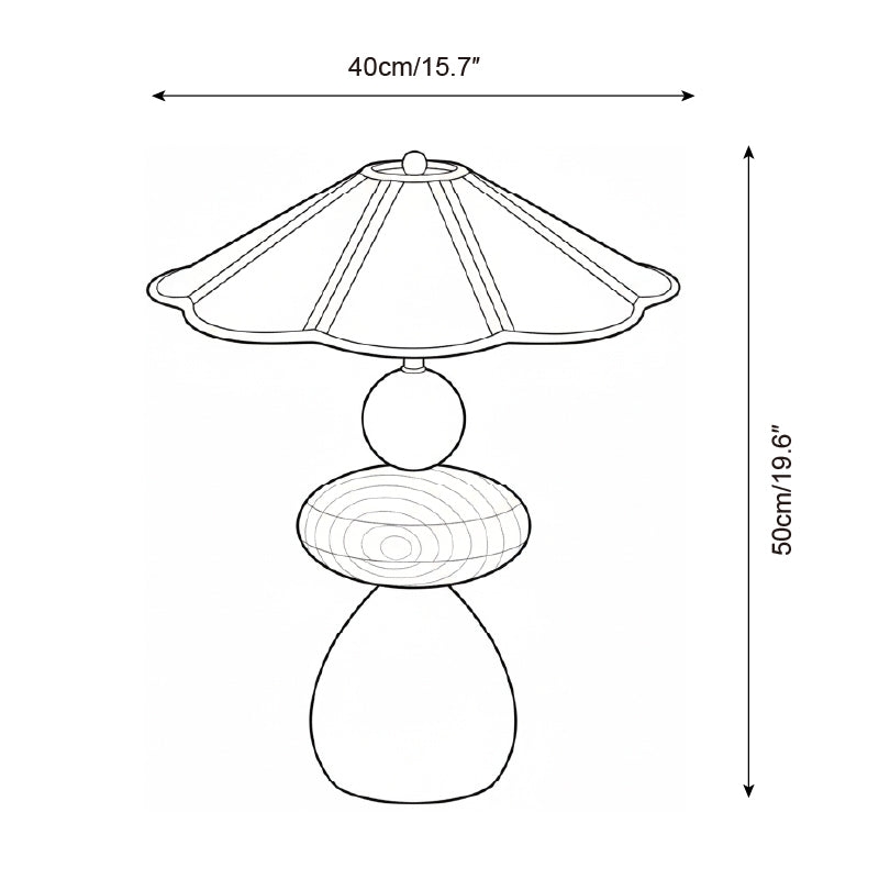 Equinox Plug In Table Lamp T1589