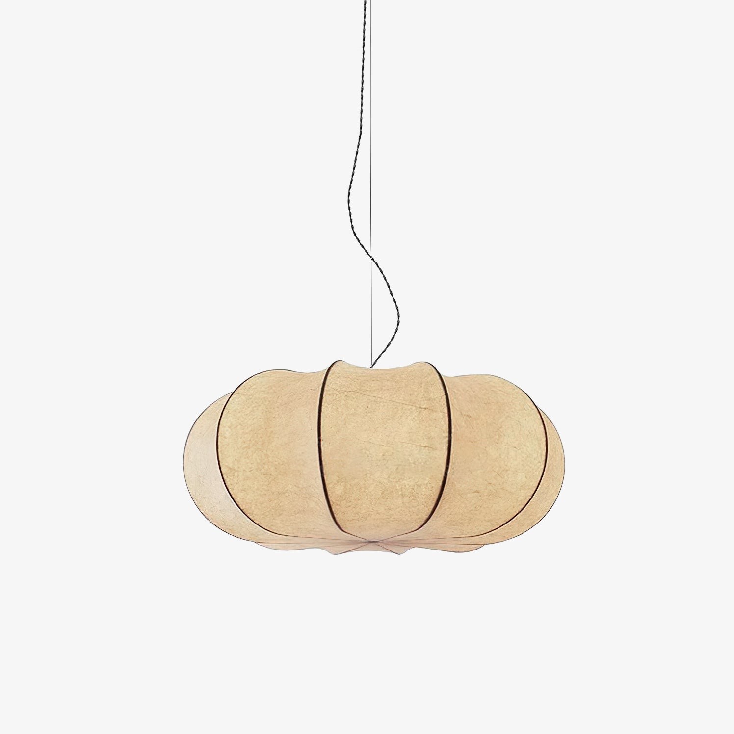 Modern Creative Flat Round Silk Pendant Lamp M25