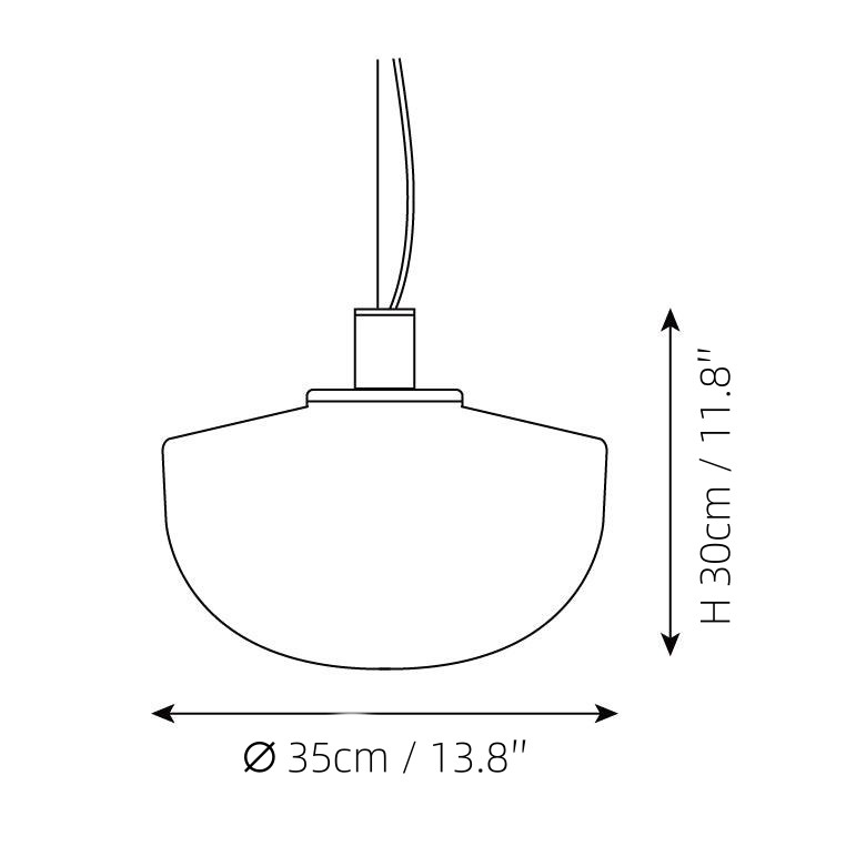 Nordic Glass Pendant Lamp P005