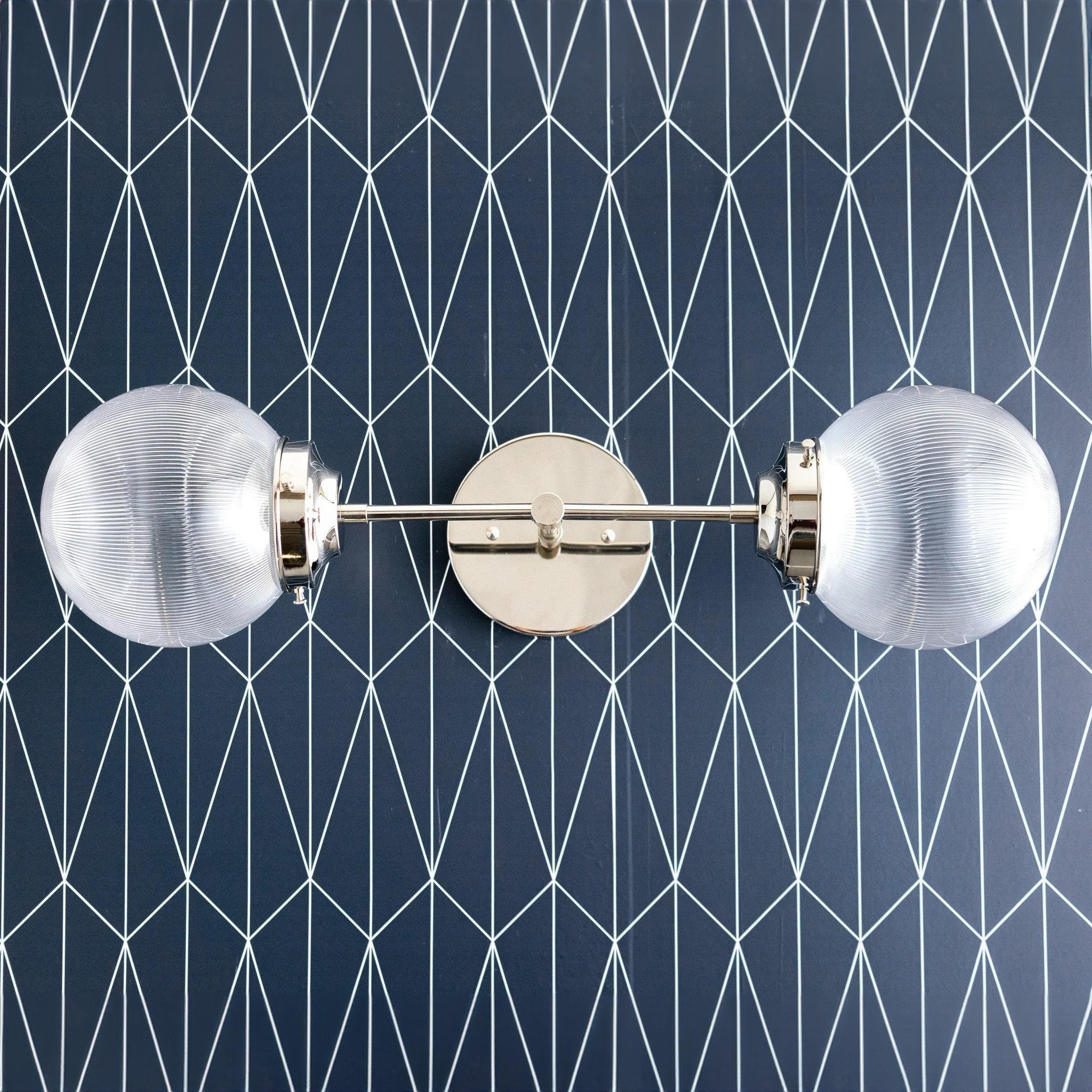 Lumio Globe Versatile Vanity Sconce - Dimmable Light for Bathroom and Hallway Use T353