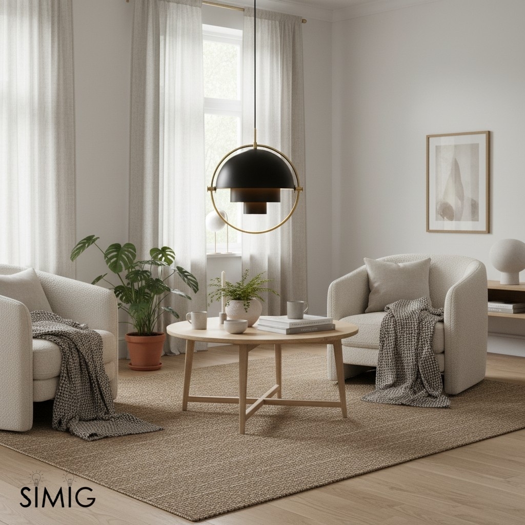 Multiva Pendant Light - Modern Metal Design for Living Room