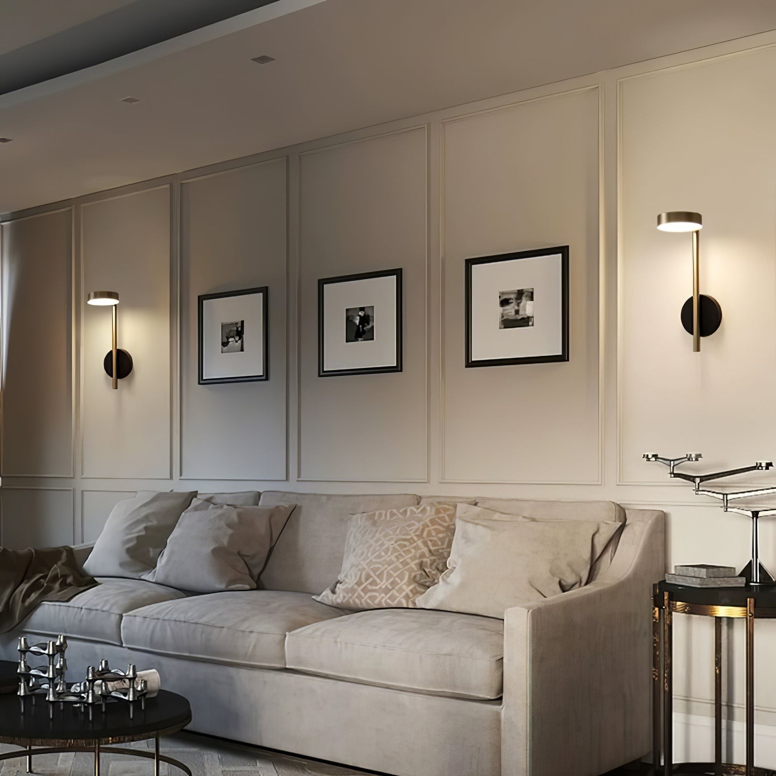 Italian Simple Round Metal Wall Lamp M557