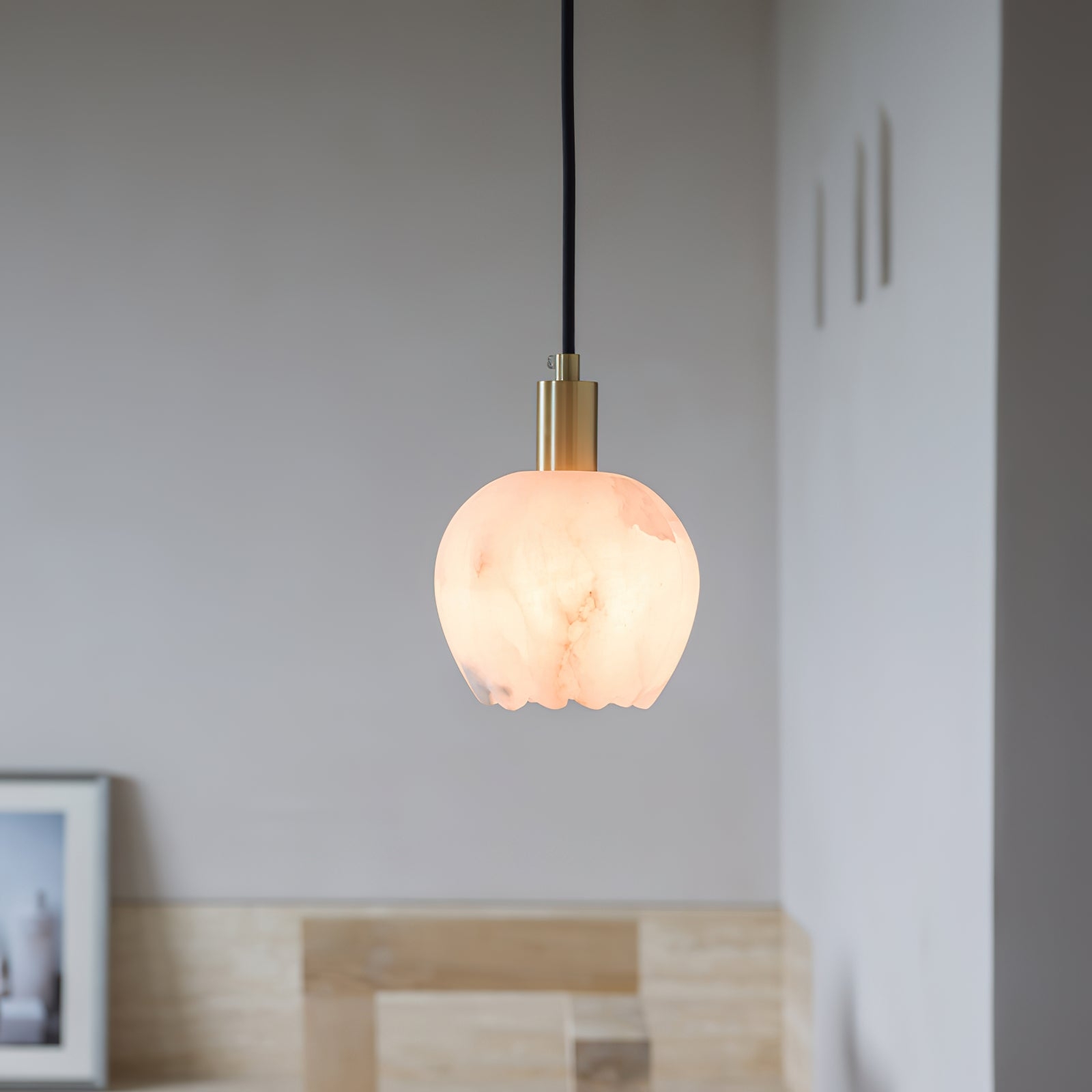 Lilin Alabaster Pendant Light T1648