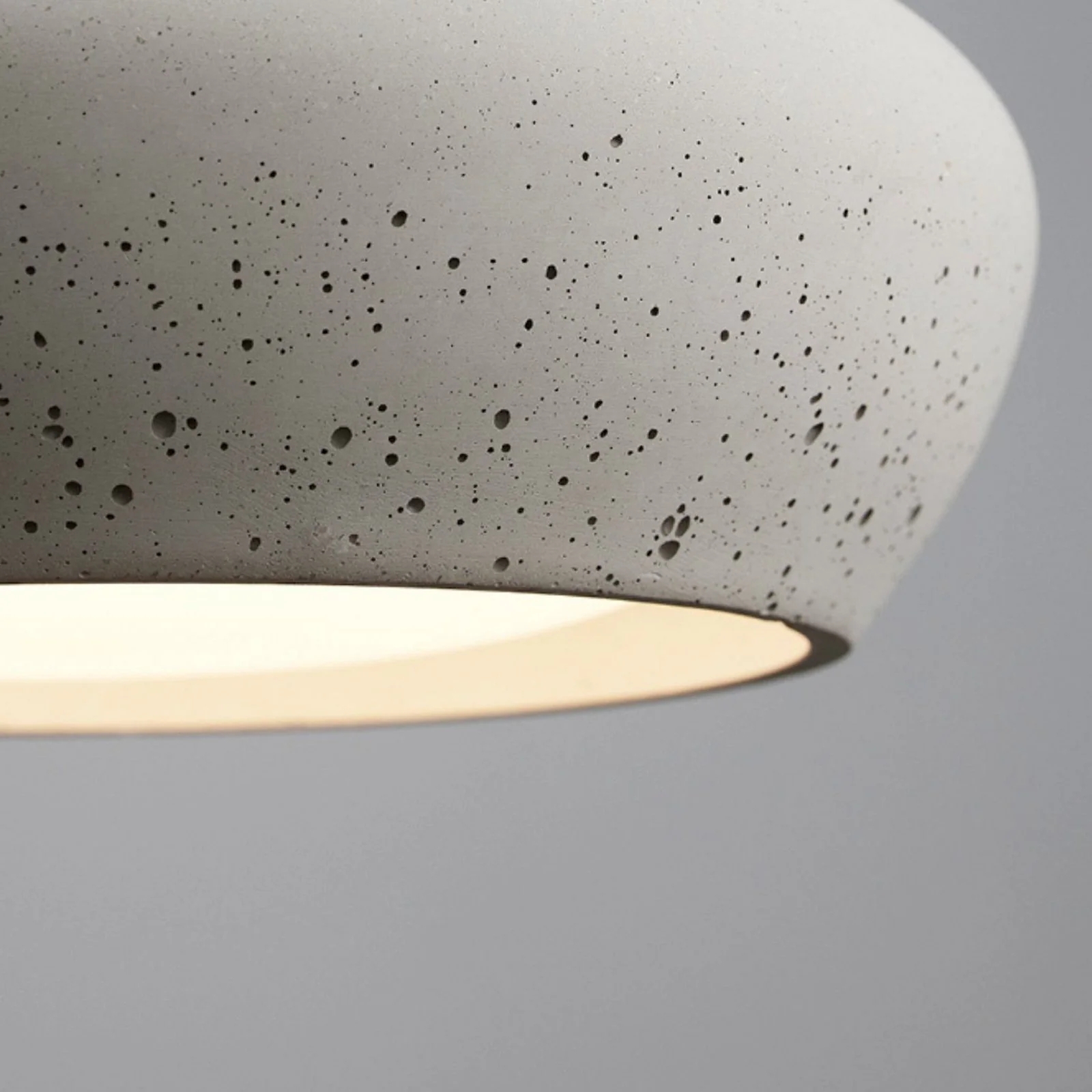 Monocem Minimalist Concrete Ceiling Fixture – Stylish Flush Mount Light for Living Room T1086