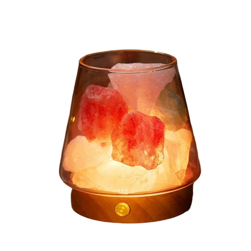 Rechargable Aroma Himalayan Salt Lamp Night Light
