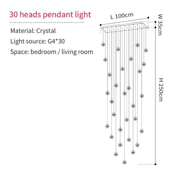Crystal Pendant Light