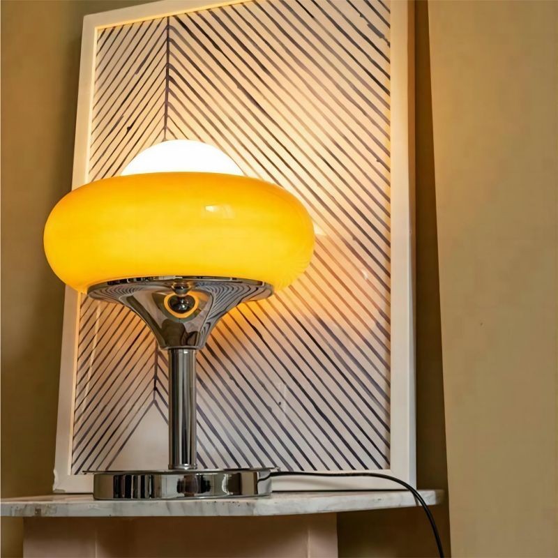 Bauhaus Glass Creative Egg Tart Table Lamp S141