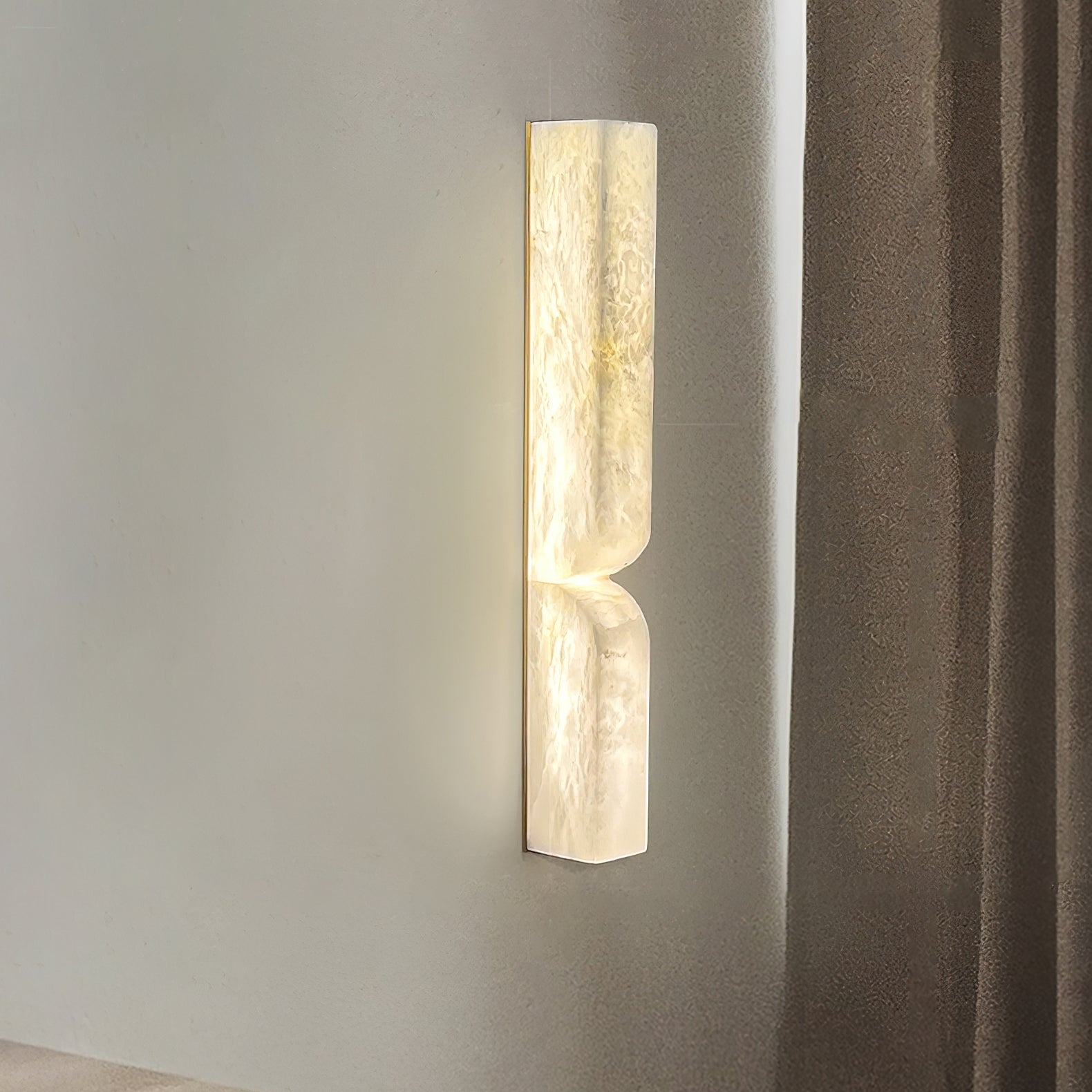 Rectangular Alabaster Wall Lamp T1863