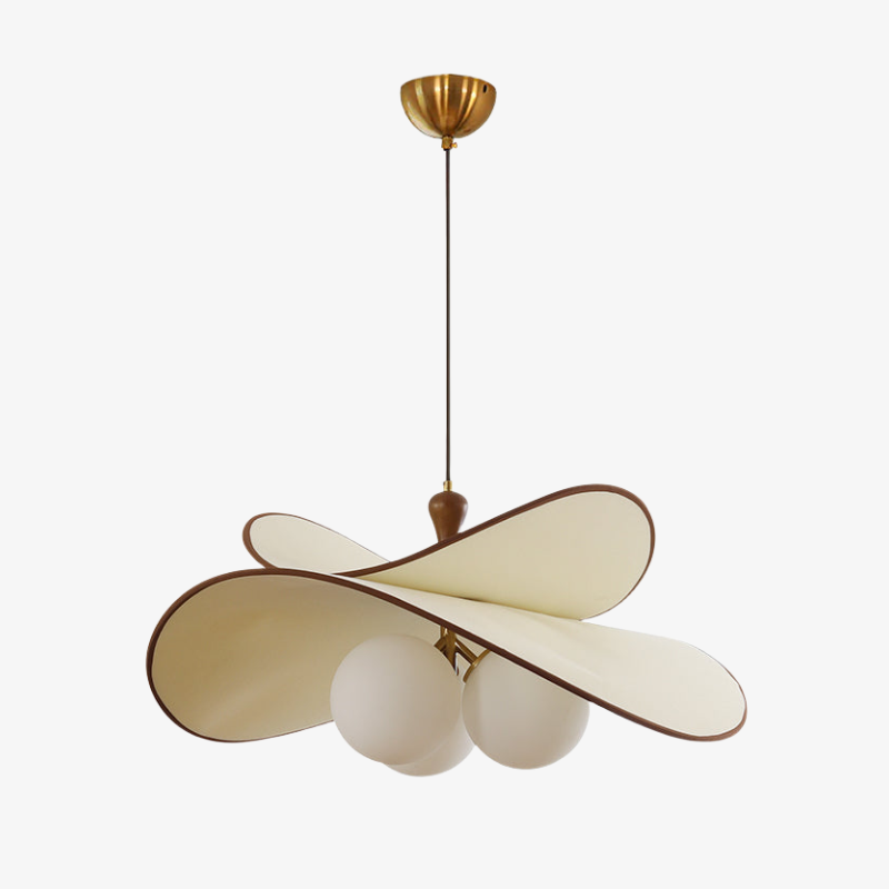 Orrise Elegant Globe Shade Pendant - Mid-Century Light for Living Room T563