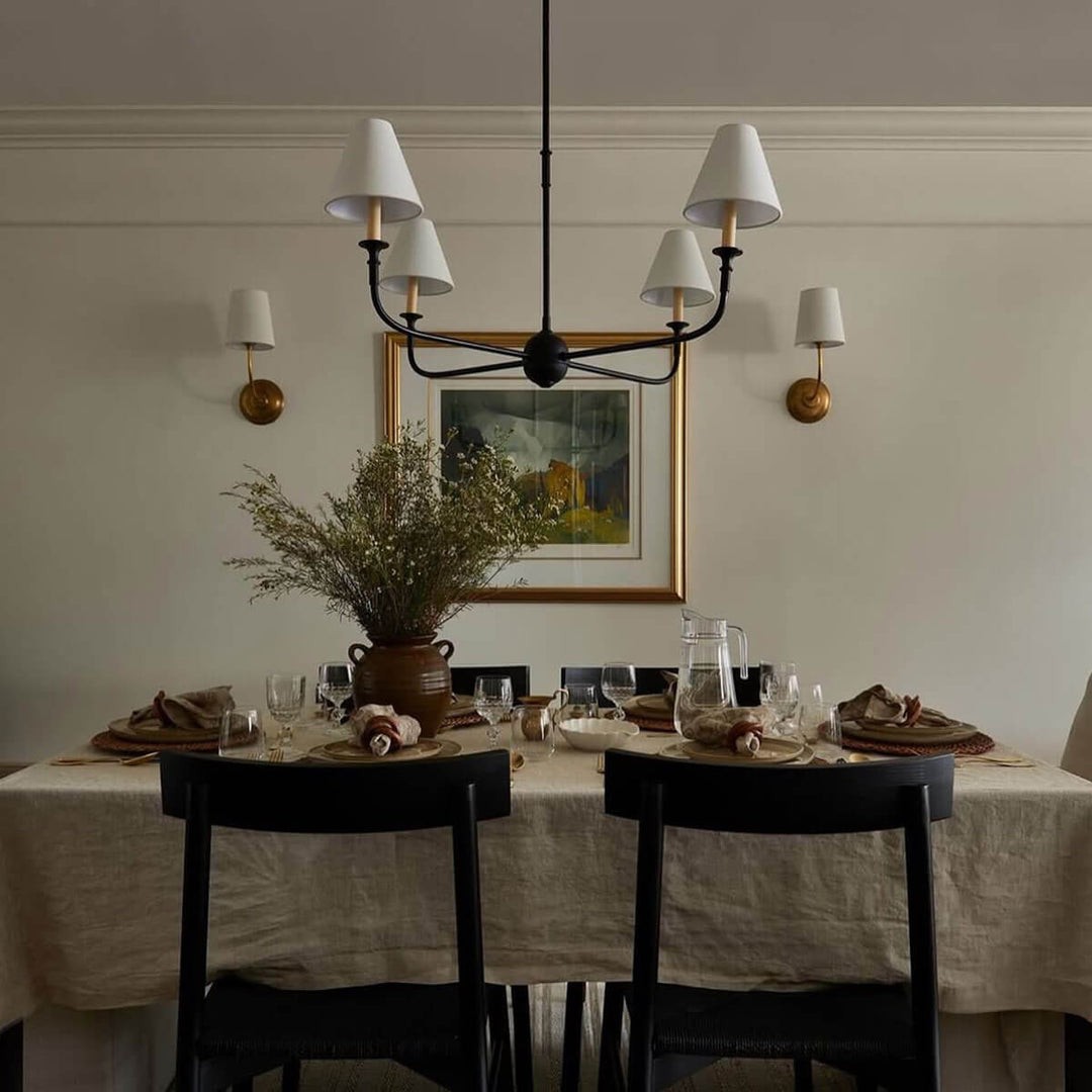 Piaf Geometric Metal Chandelier – Industrial Style for Dining Room T198
