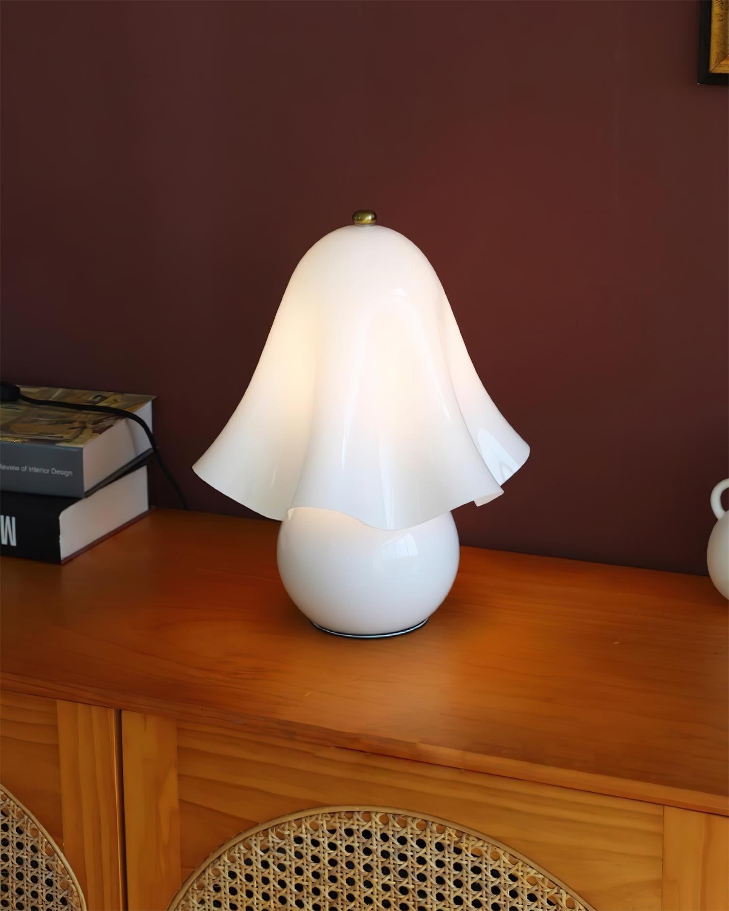 Bellina Sculptural Bell Flower Table Lamp - Accent Lighting for Room T281