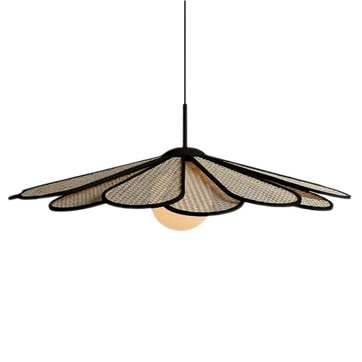 Wabi-sabi Rattan Pendant Light