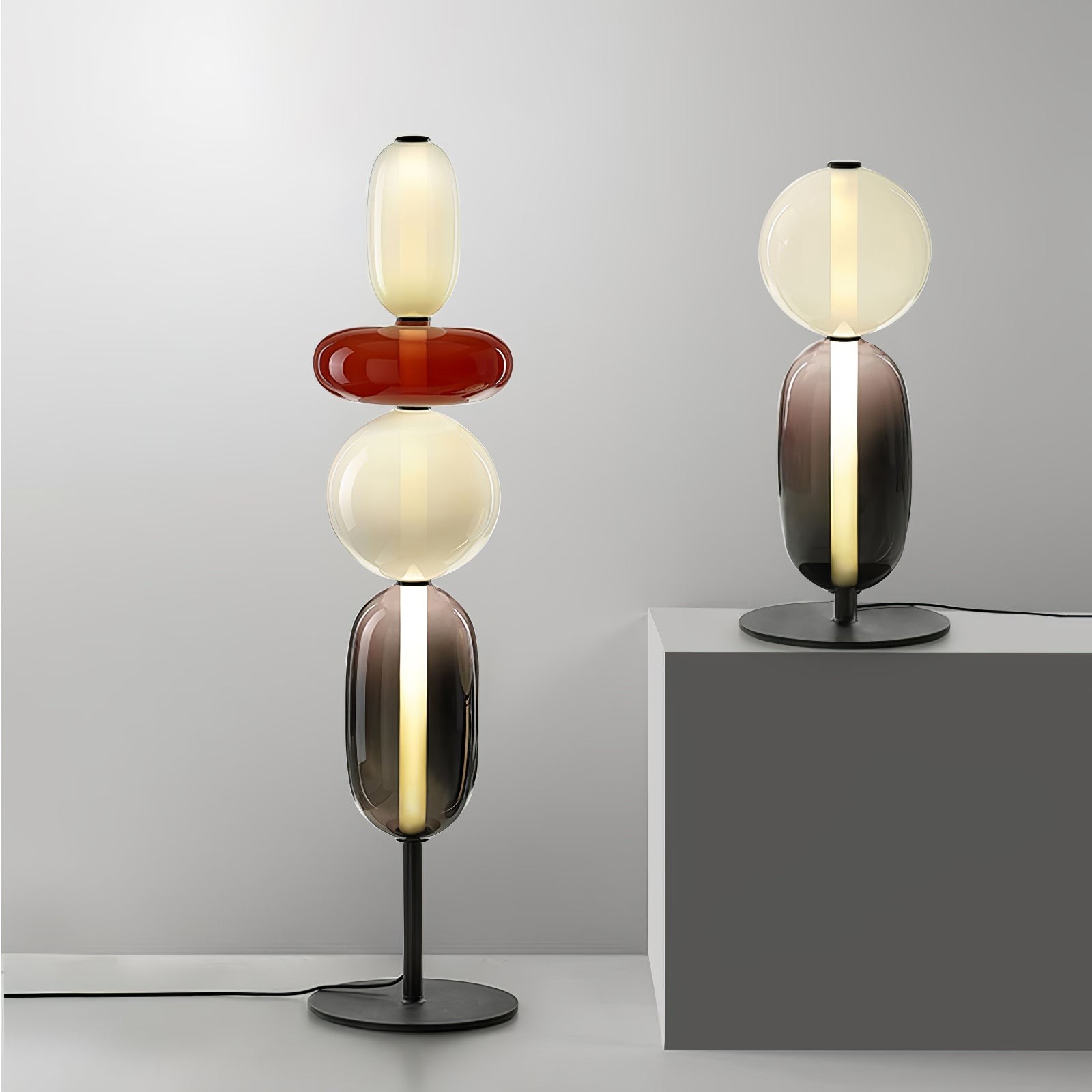 Nordic Creative Minimalist Luxury Glass Floor Light For Living Room M383