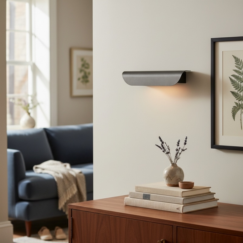 Hidra Modern Metal Wall Sconce - Minimalist Down-Light Sconce for Modern Homes T737