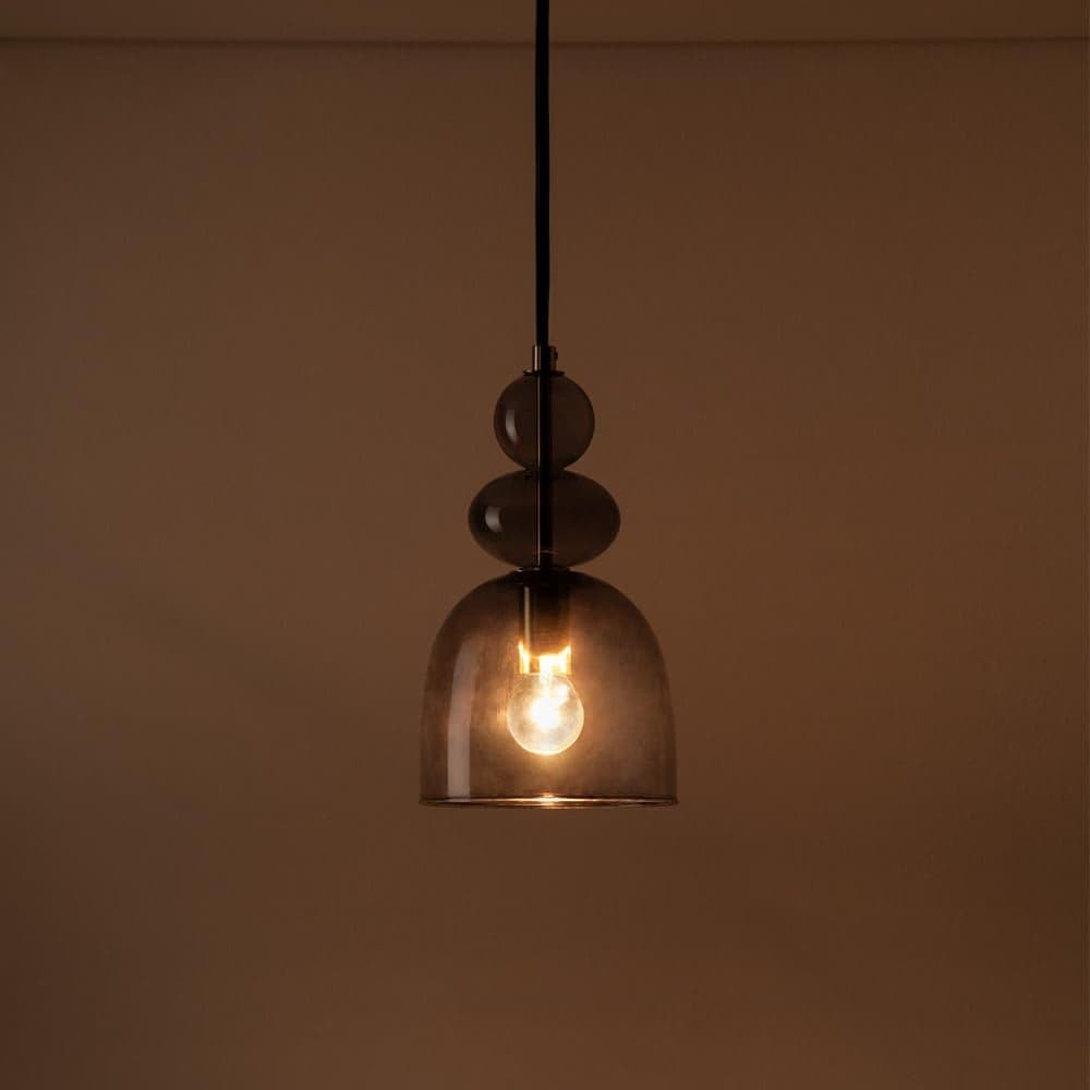 Contemporary Glass Lamp – Soft Glow for Modern Interiors S243