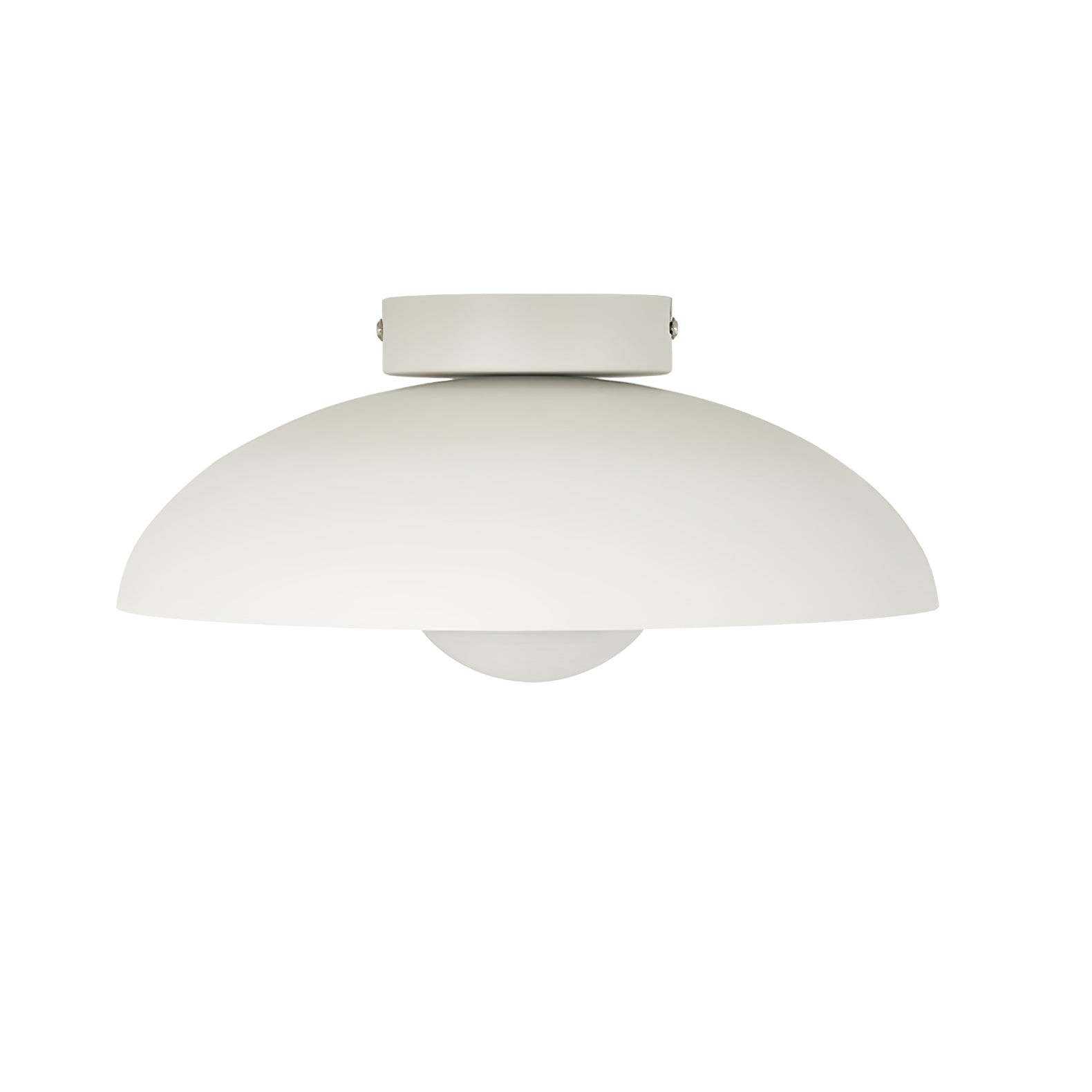 Matte Black Glass Dome Ceiling Lamp M449