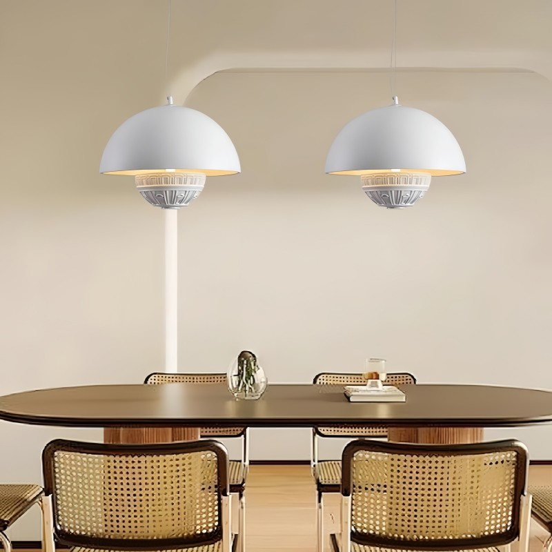 Semi Circular Metal Pendant Lamp M245