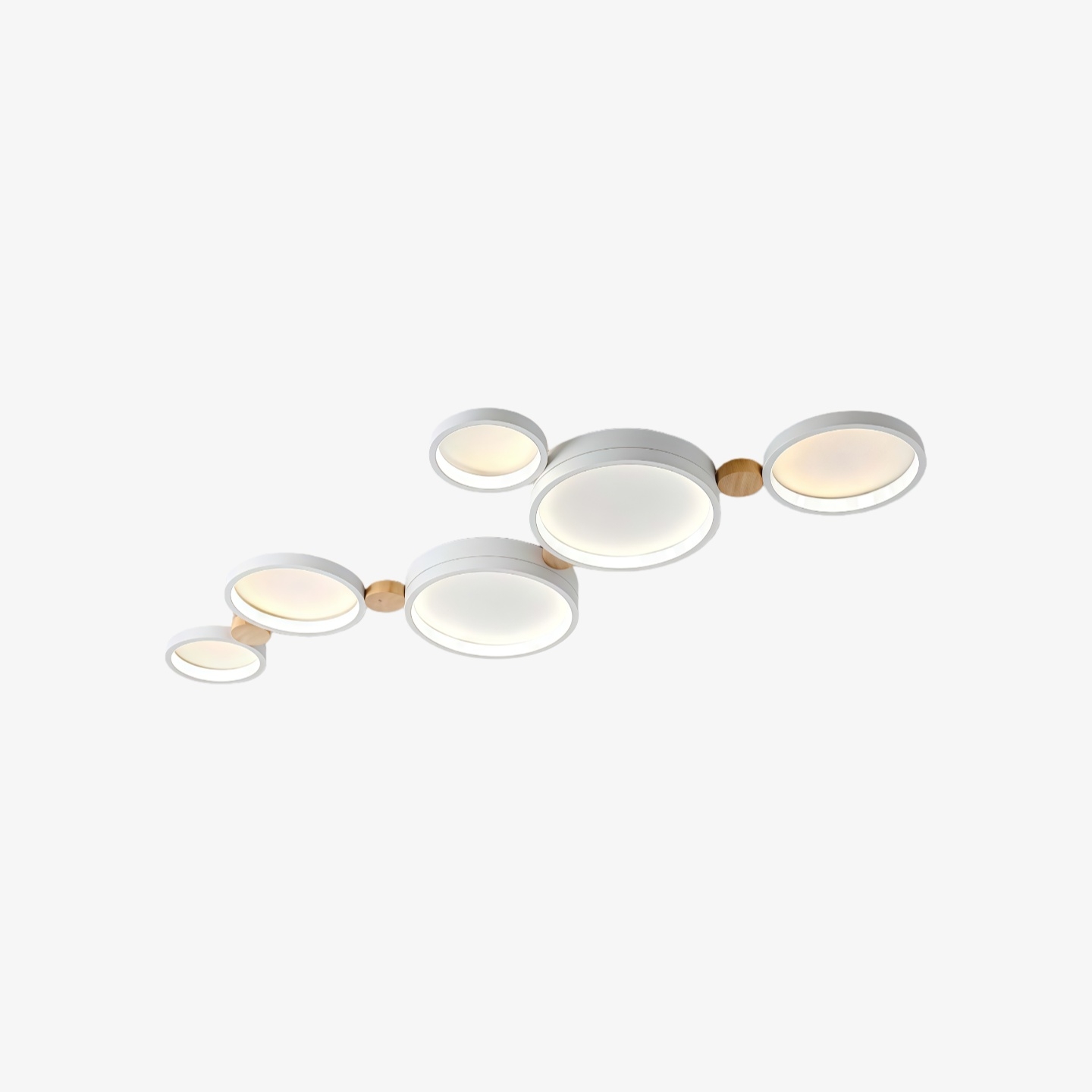 Modern LED Ceiling Lamp - Multi-Branch Design in Nordic Style for Living Room S381