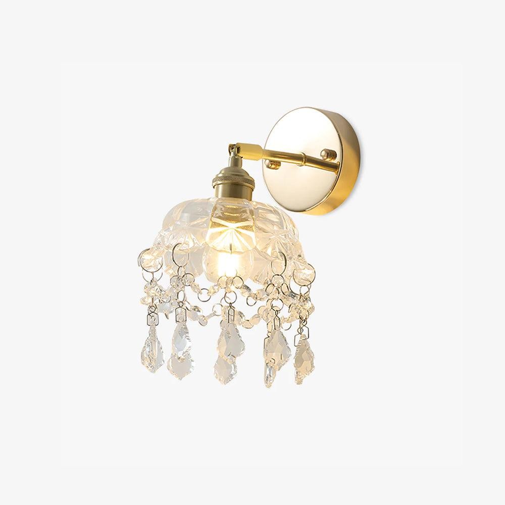 French Crystal Tassel Wall Light M364