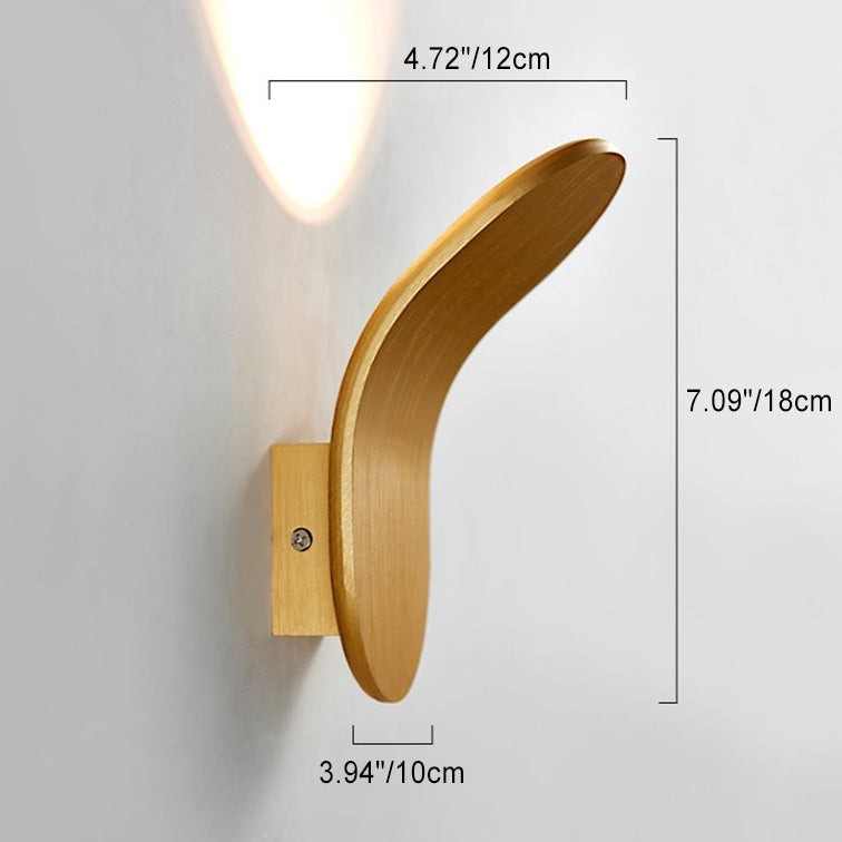 Contemporary Scandinavian Aluminum Arch LED Wall Sconce Lamp M64