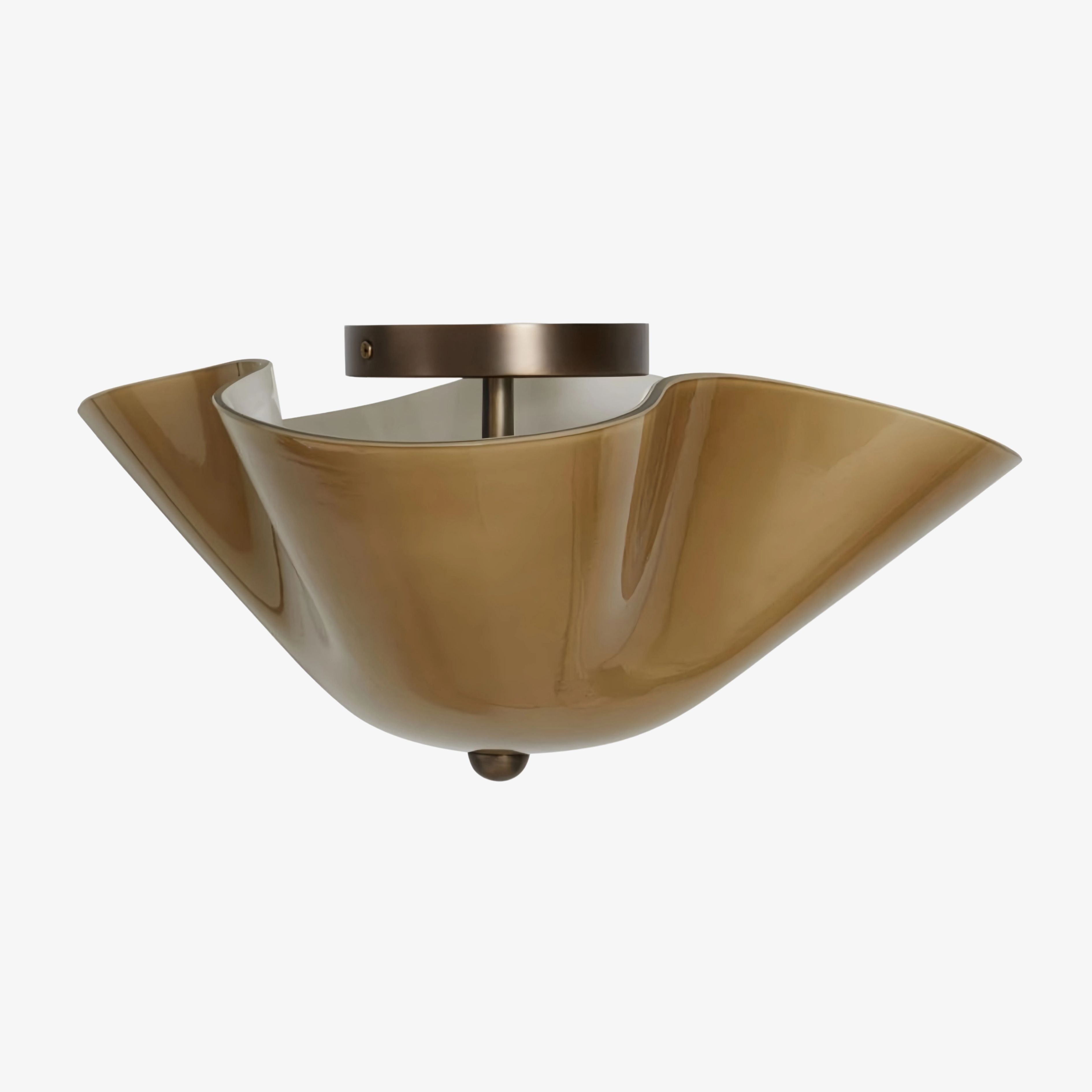 Bellina Modern Glass Flush Mount - Accent Light for Living Spaces T283