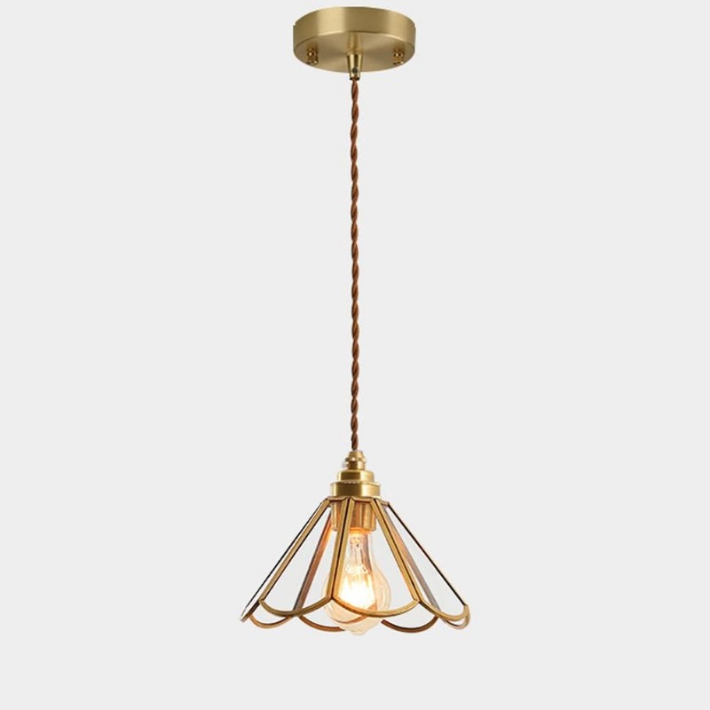 Stained Glass Vintage Pendant Light