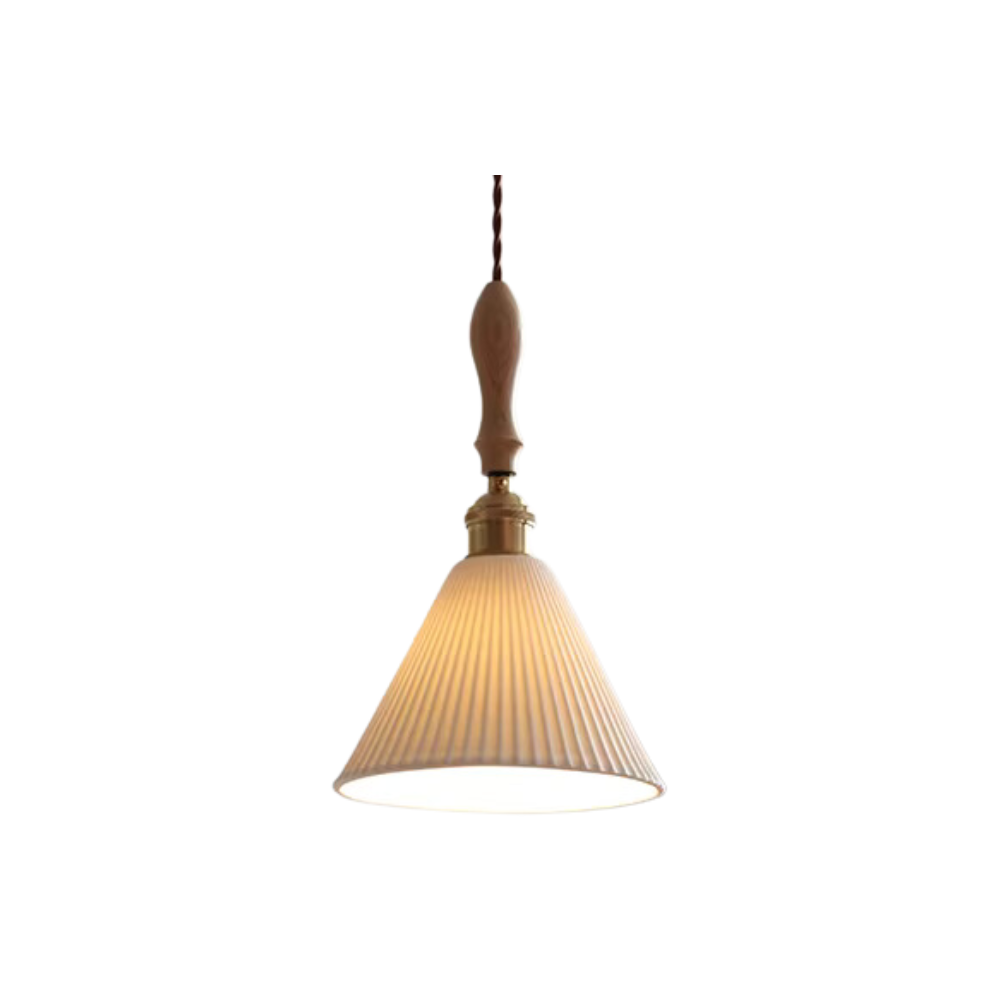 The Clear Ceramic Glass Pendant Light T2085