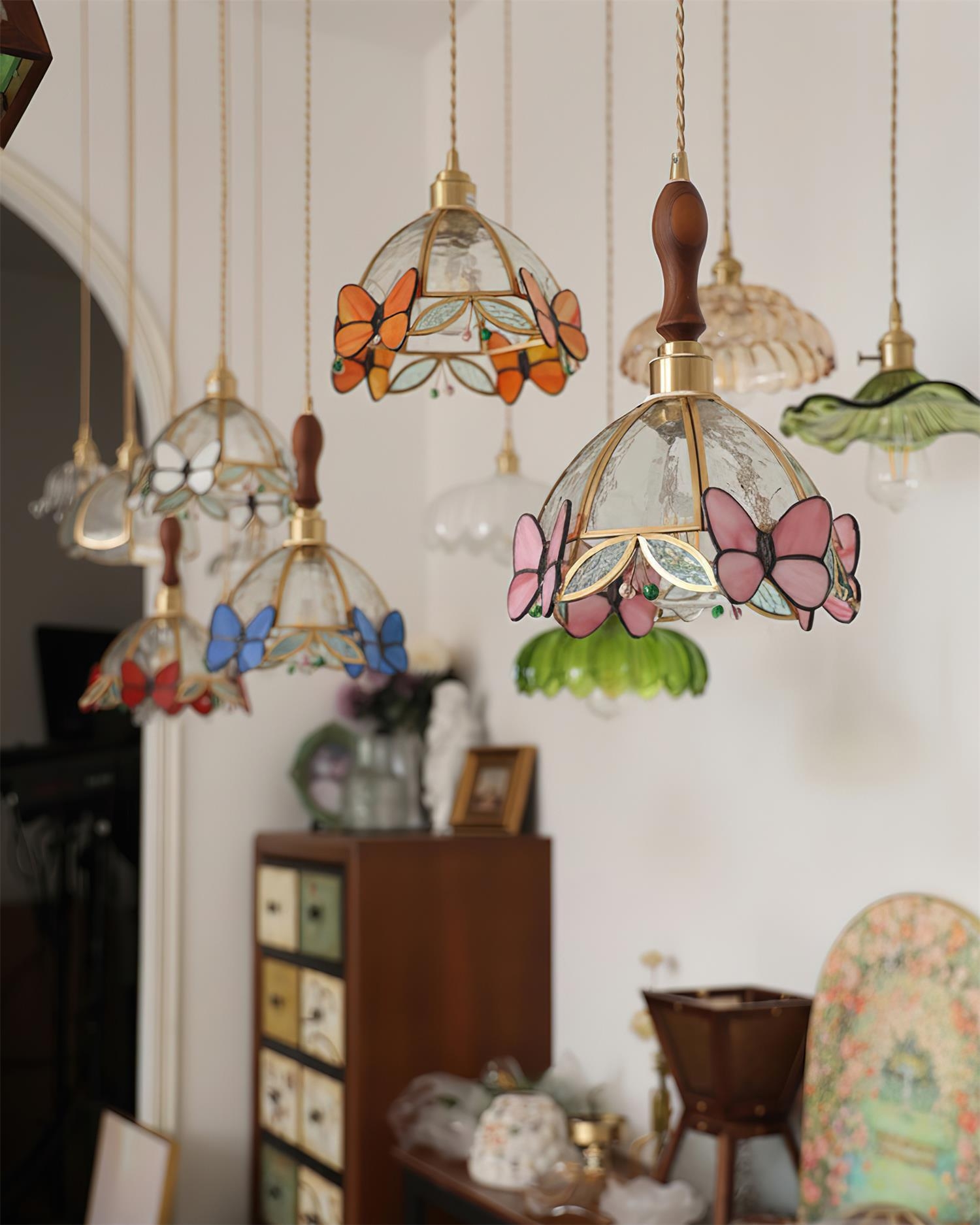 Butterfly Jewel Pendant Lamp T1468