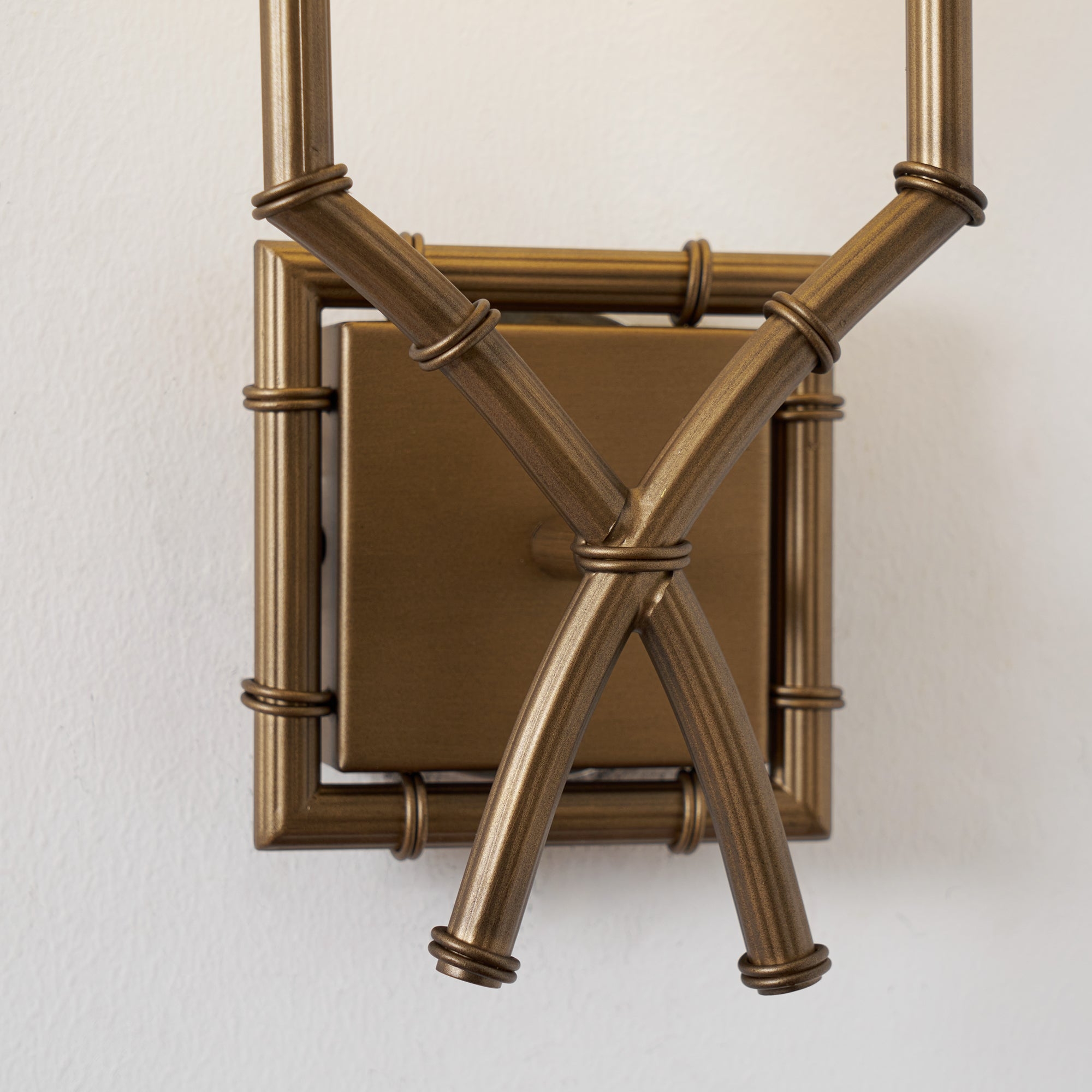 Double Arm Bamboo Sconce T1810